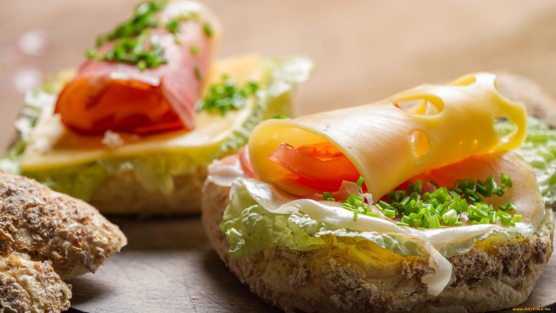 еда, бутерброды, гамбургеры, канапе, бутерброд, хлеб, сыр, ветчина, лук