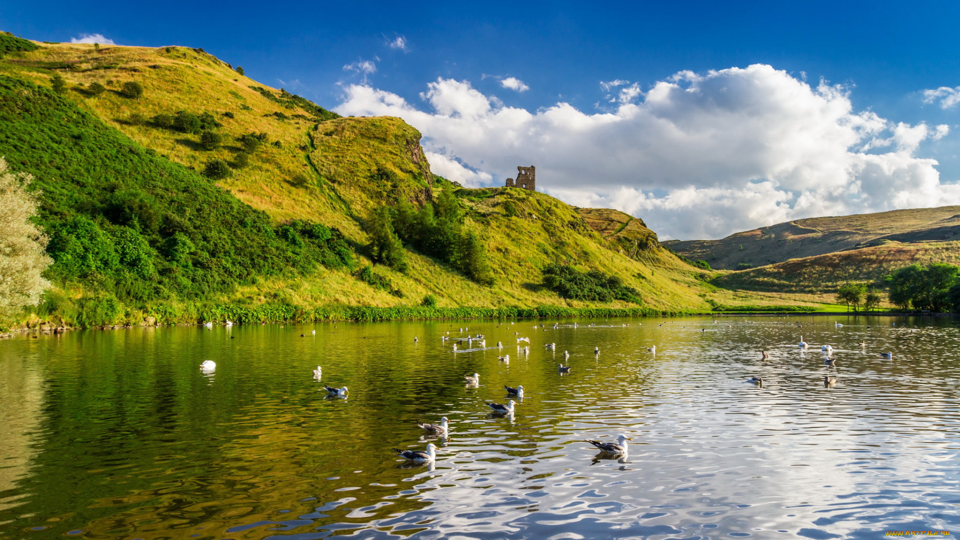 природа, реки, озера, озеро, горы