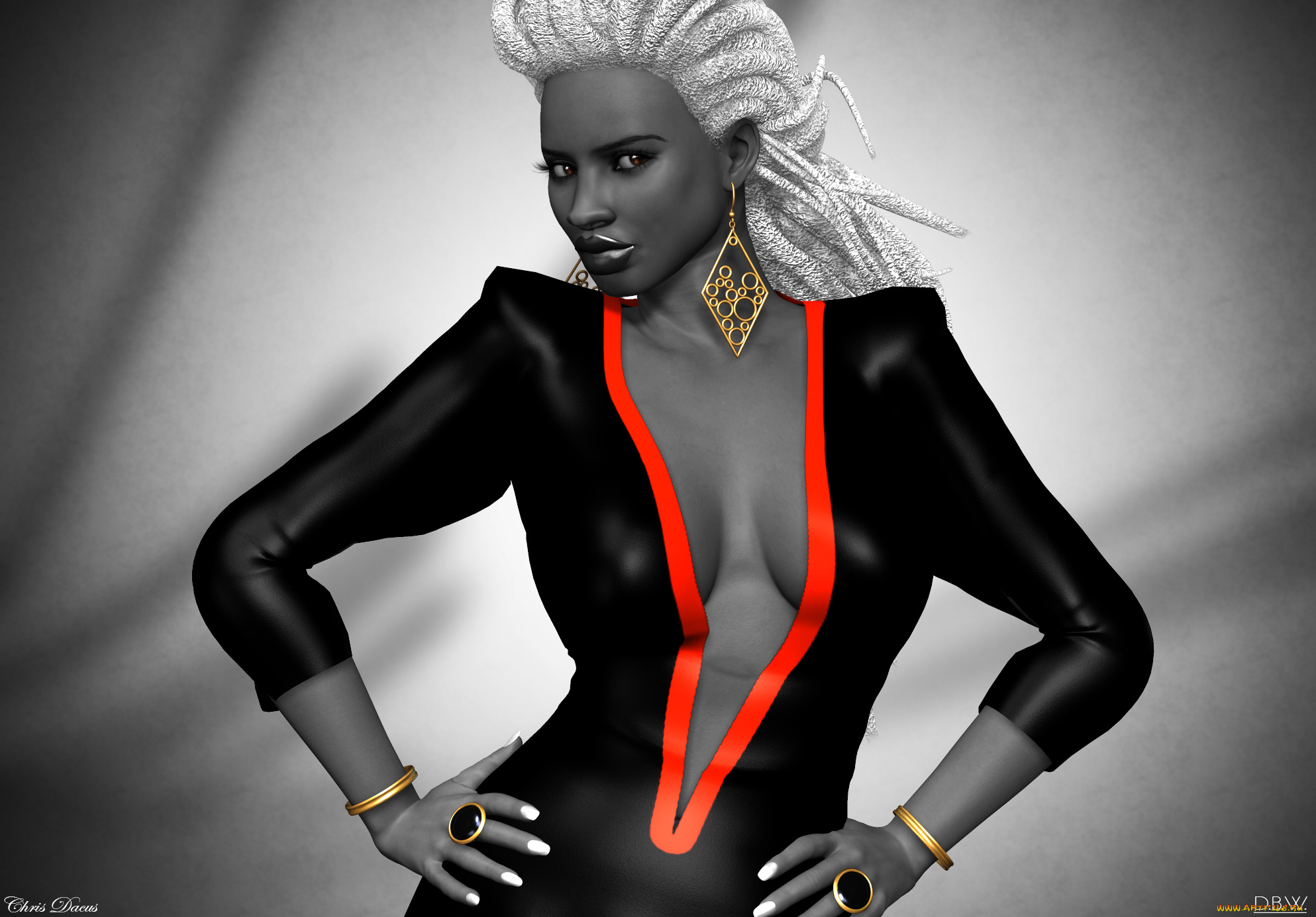 3д, графика, creatures, существа, девушка