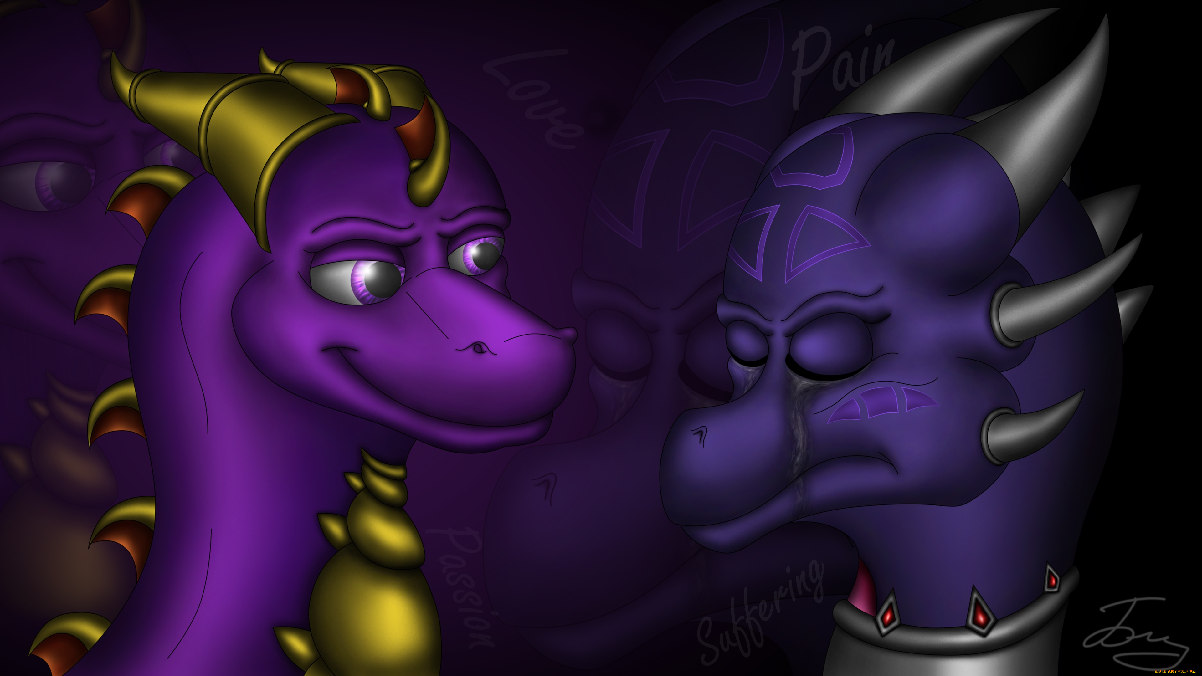 рисованные, животные, сказочные, мифические, дракончики