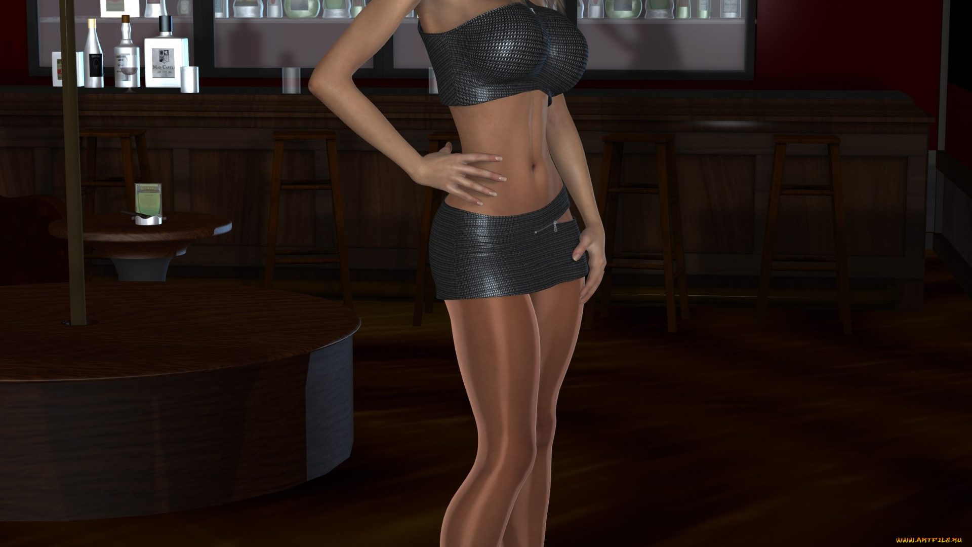 3д, графика, люди, , people, девушка, улыбка, взгляд