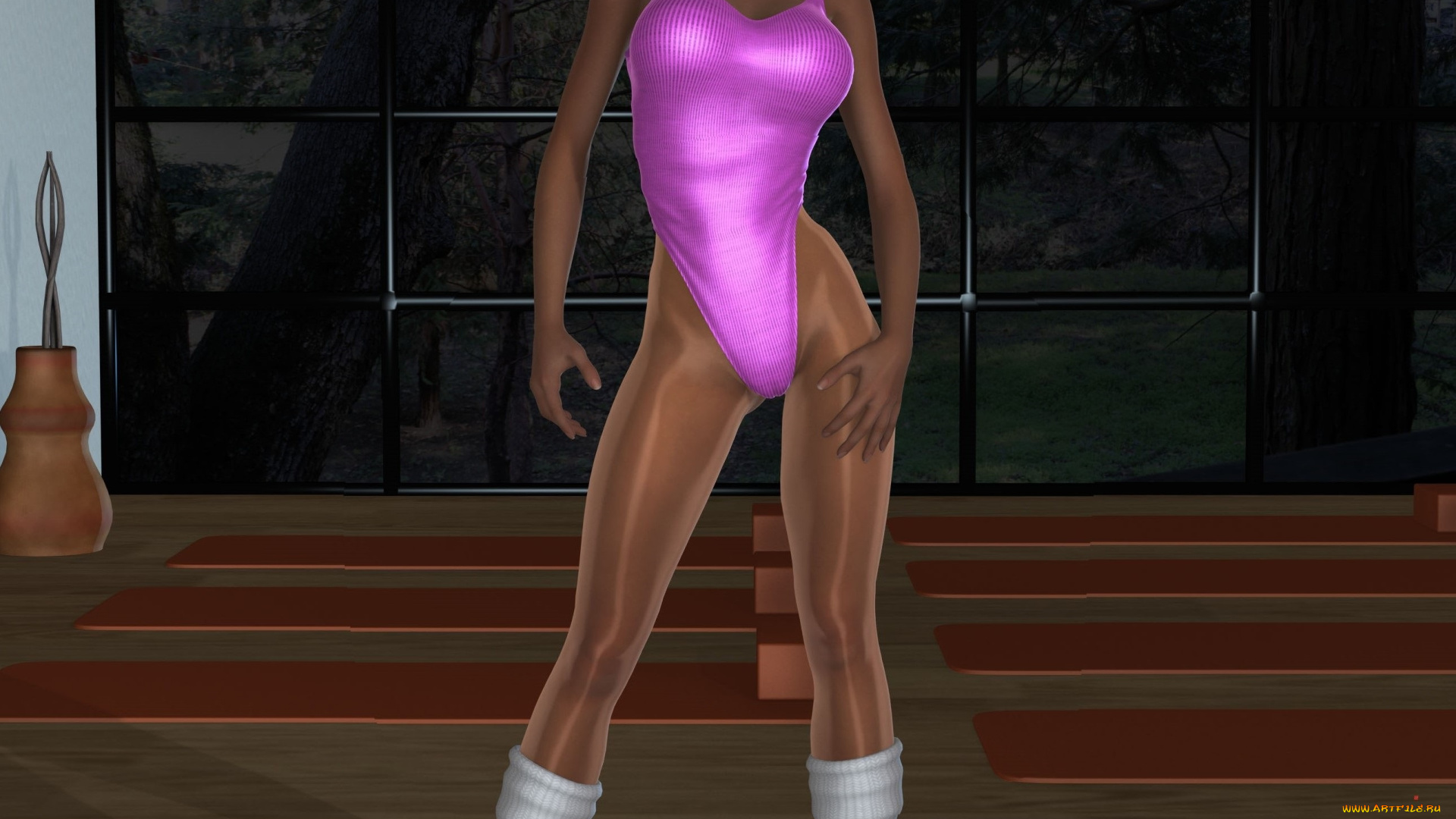 3д, графика, люди, , people, купальник, взгляд, девушка