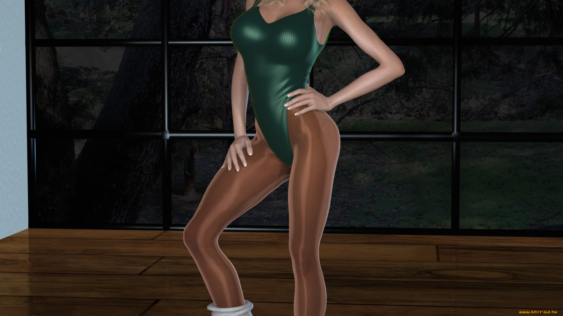 3д, графика, люди, , people, купальник, взгляд, девушка