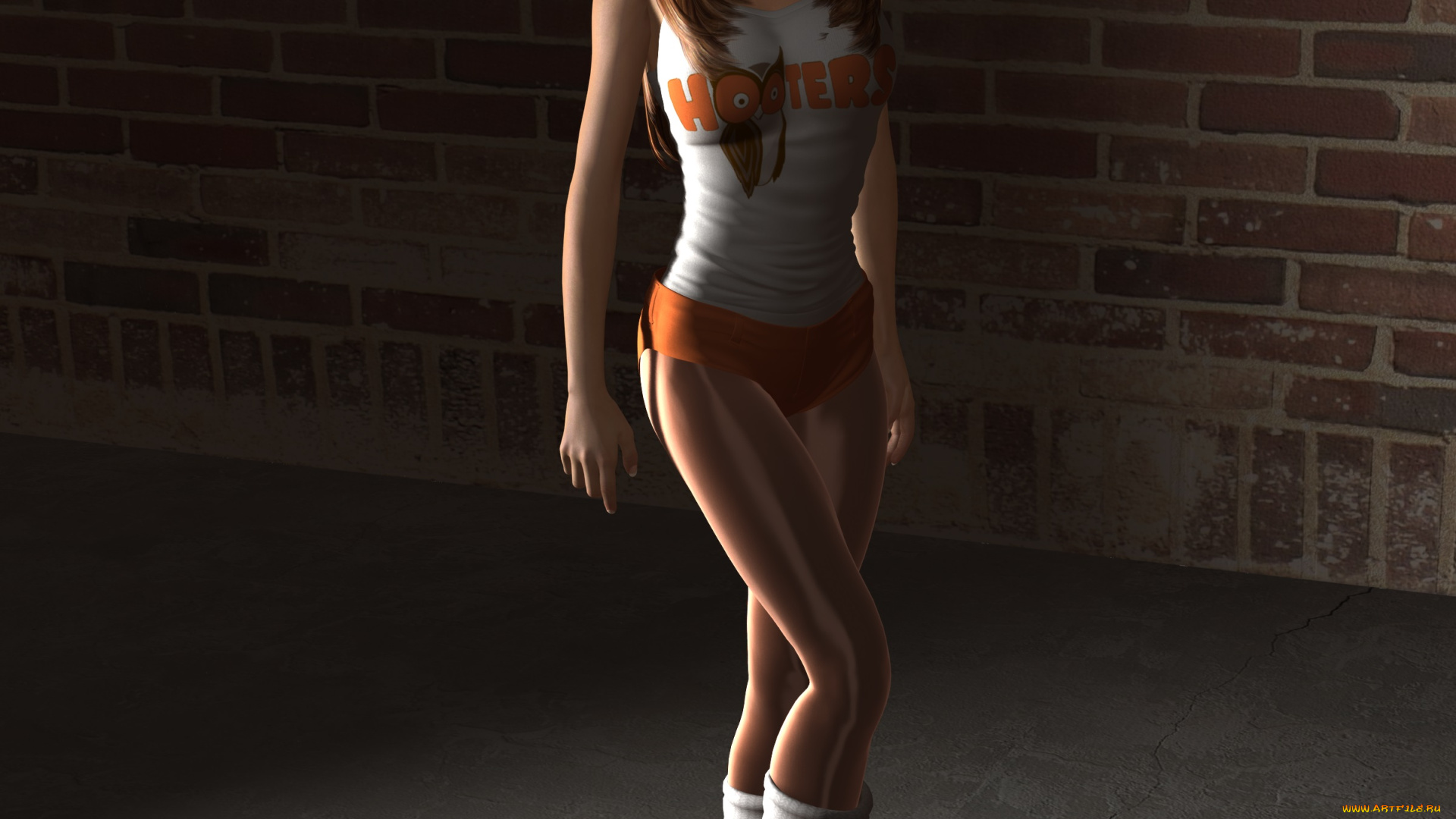 3д, графика, люди, , people, улыбка, взгляд, девушка