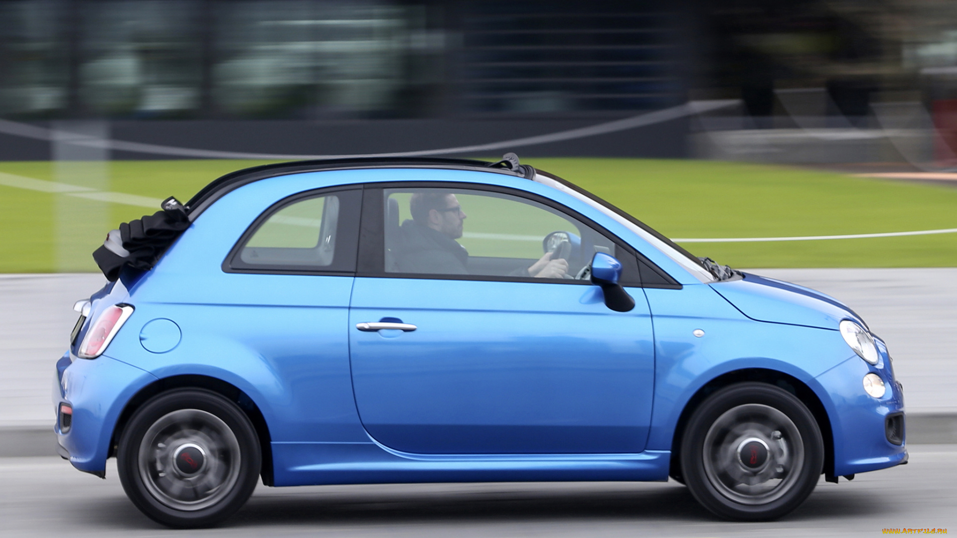 автомобили, fiat, 2013г, au-spec, cabrio, 500s, синий