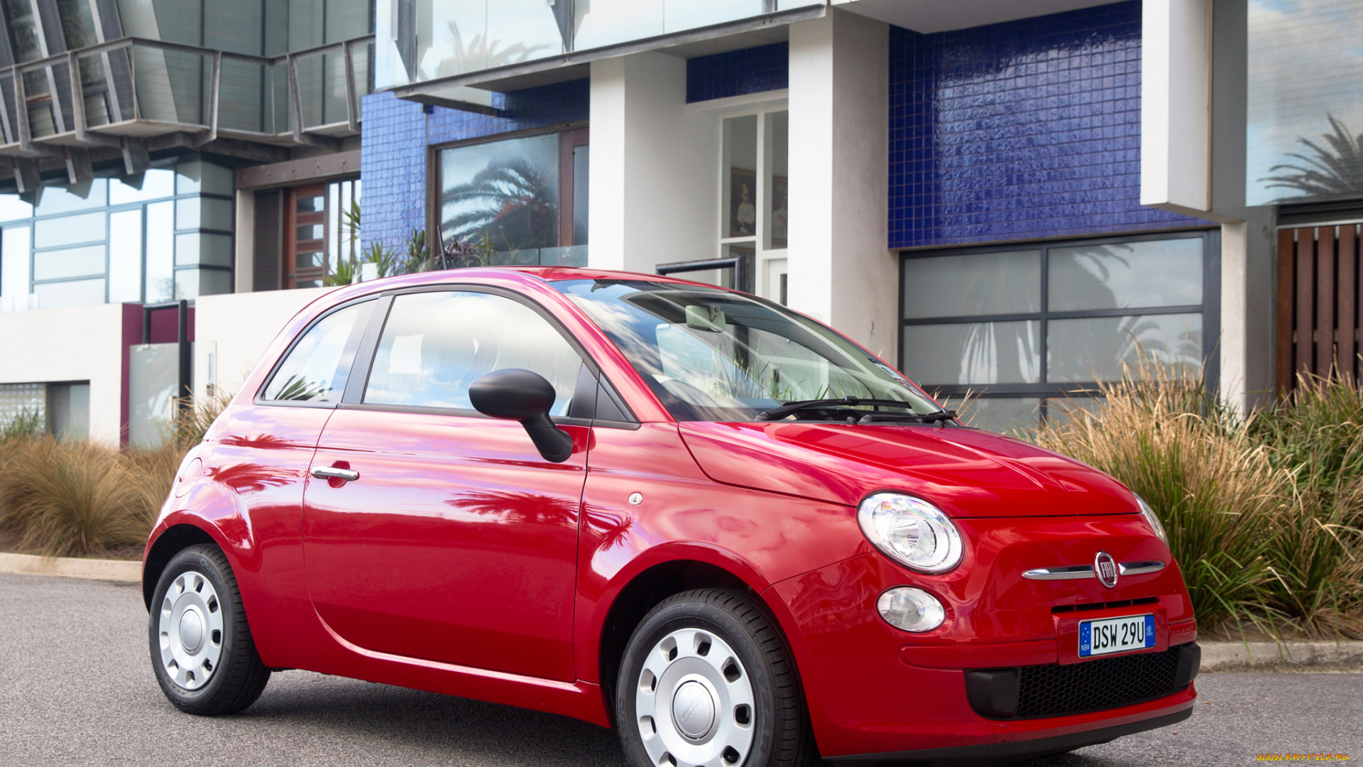 автомобили, fiat, 500, pop, au-spec, 2013г, красный