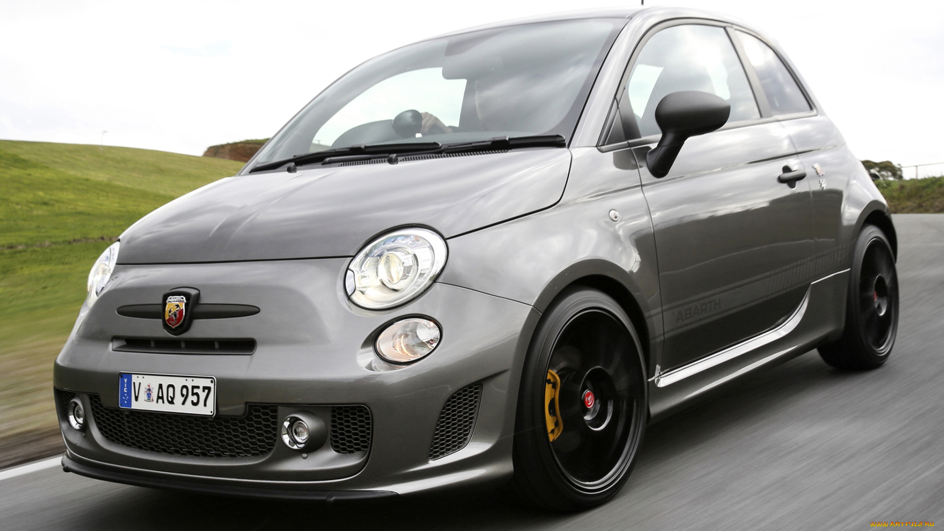 автомобили, fiat, серый, 595, au-spec, competizione, abarth, 2014г