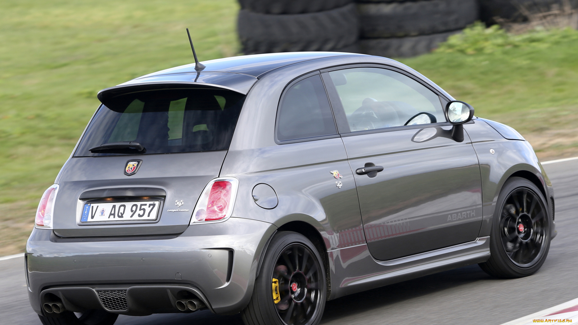 автомобили, fiat, серый, au-spec, competizione, abarth, 2014г, 595