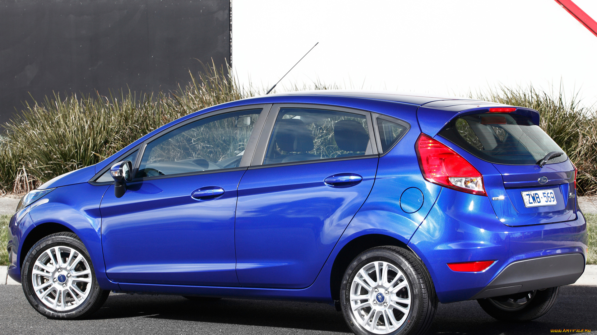 автомобили, ford, 2013г, au-spec, 5-door, синий, fiesta