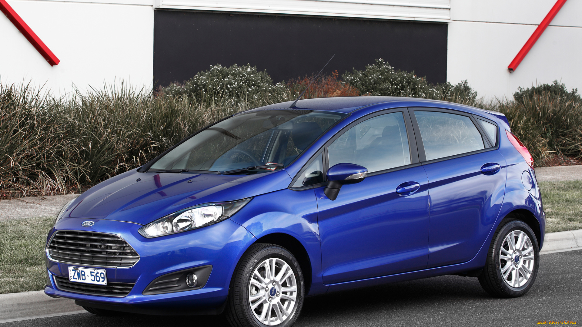 автомобили, ford, синий, 2013г, au-spec, 5-door, fiesta