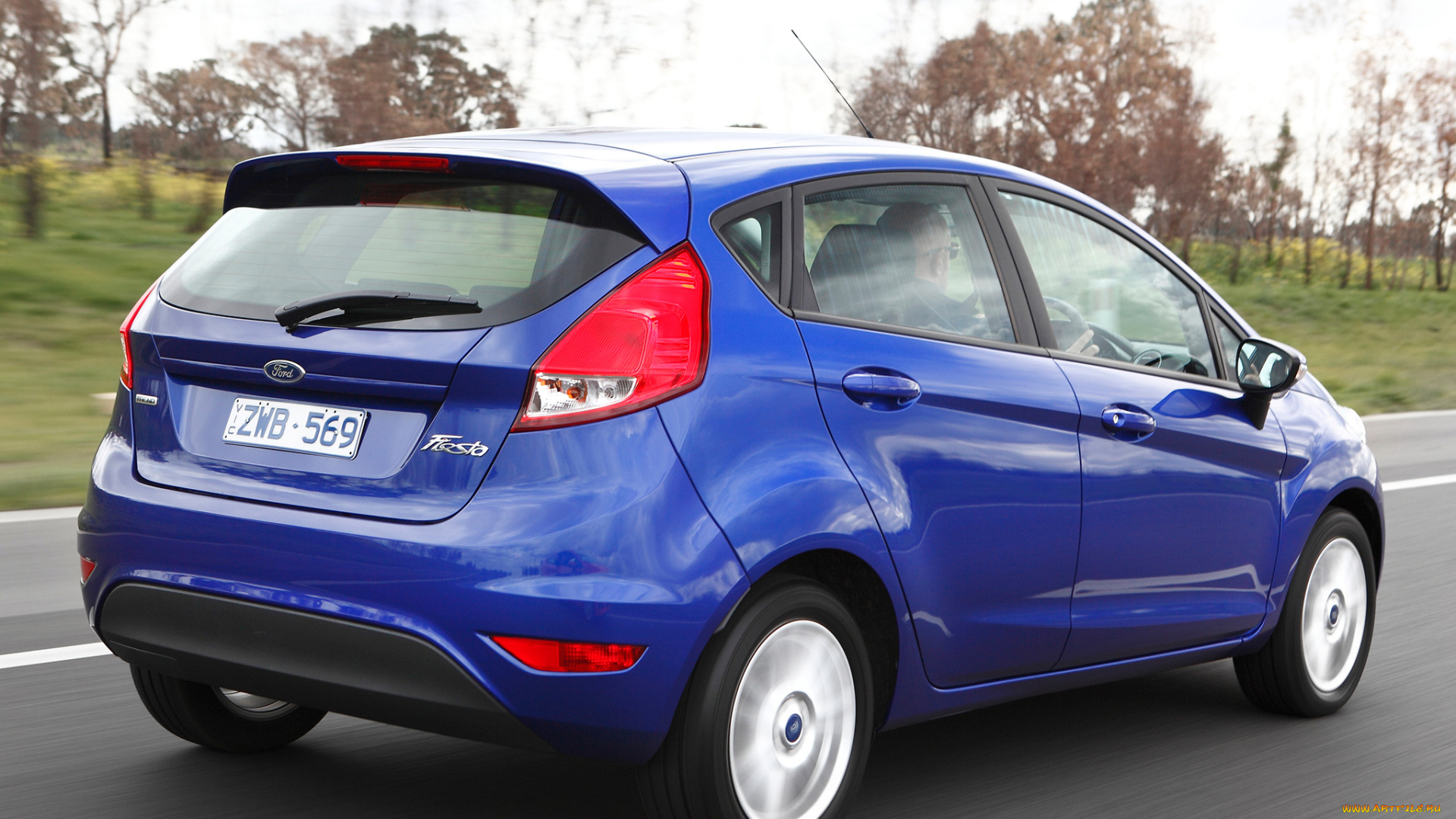 автомобили, ford, синий, 2013г, fiesta, au-spec, 5-door