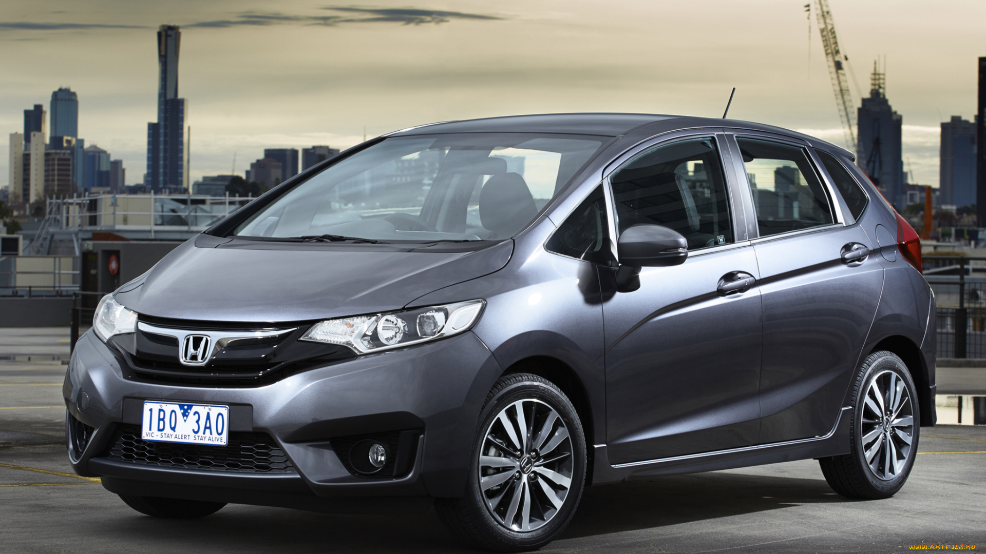 автомобили, honda, jazz, au-spec, 2014г, темный