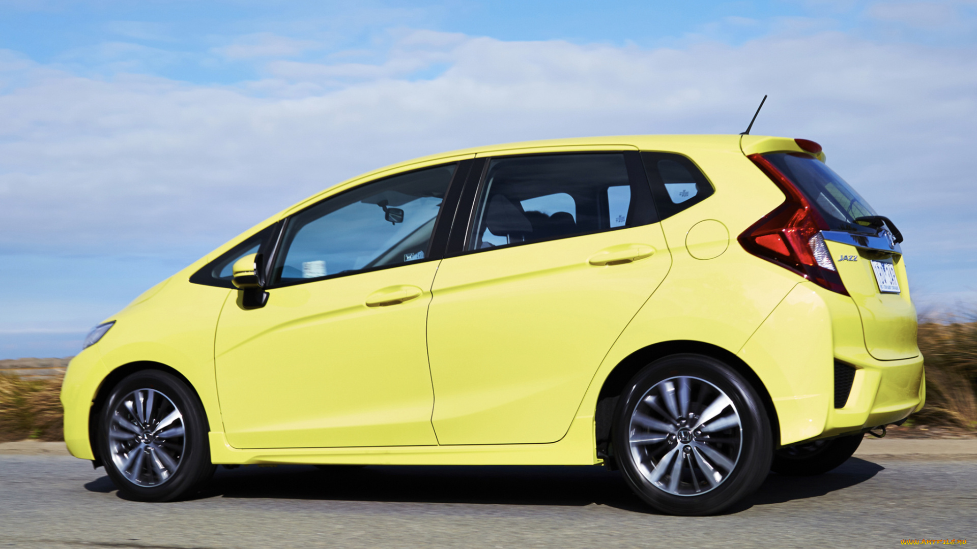 автомобили, honda, jazz, au-spec, 2014г, желтый