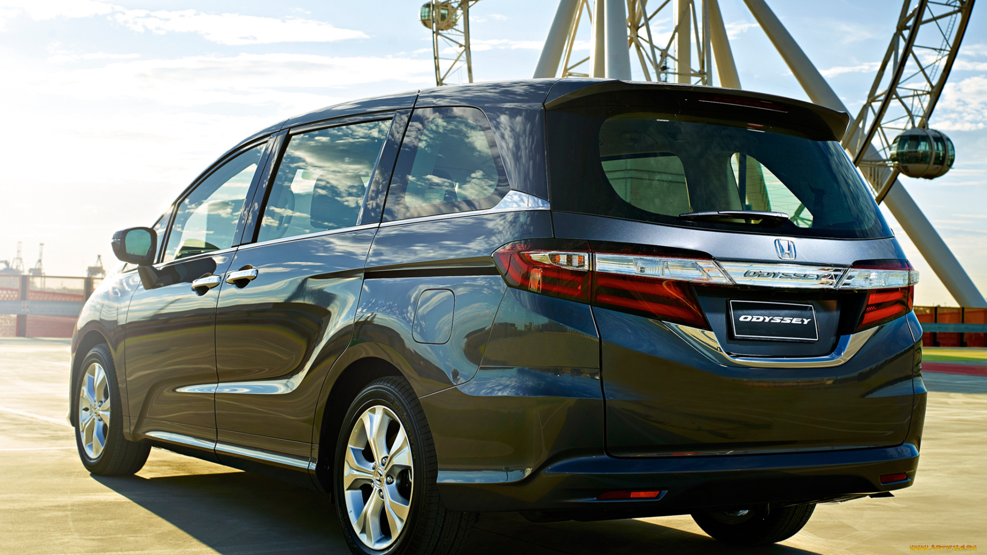 автомобили, honda, odyssey, vti, 2014г, темный