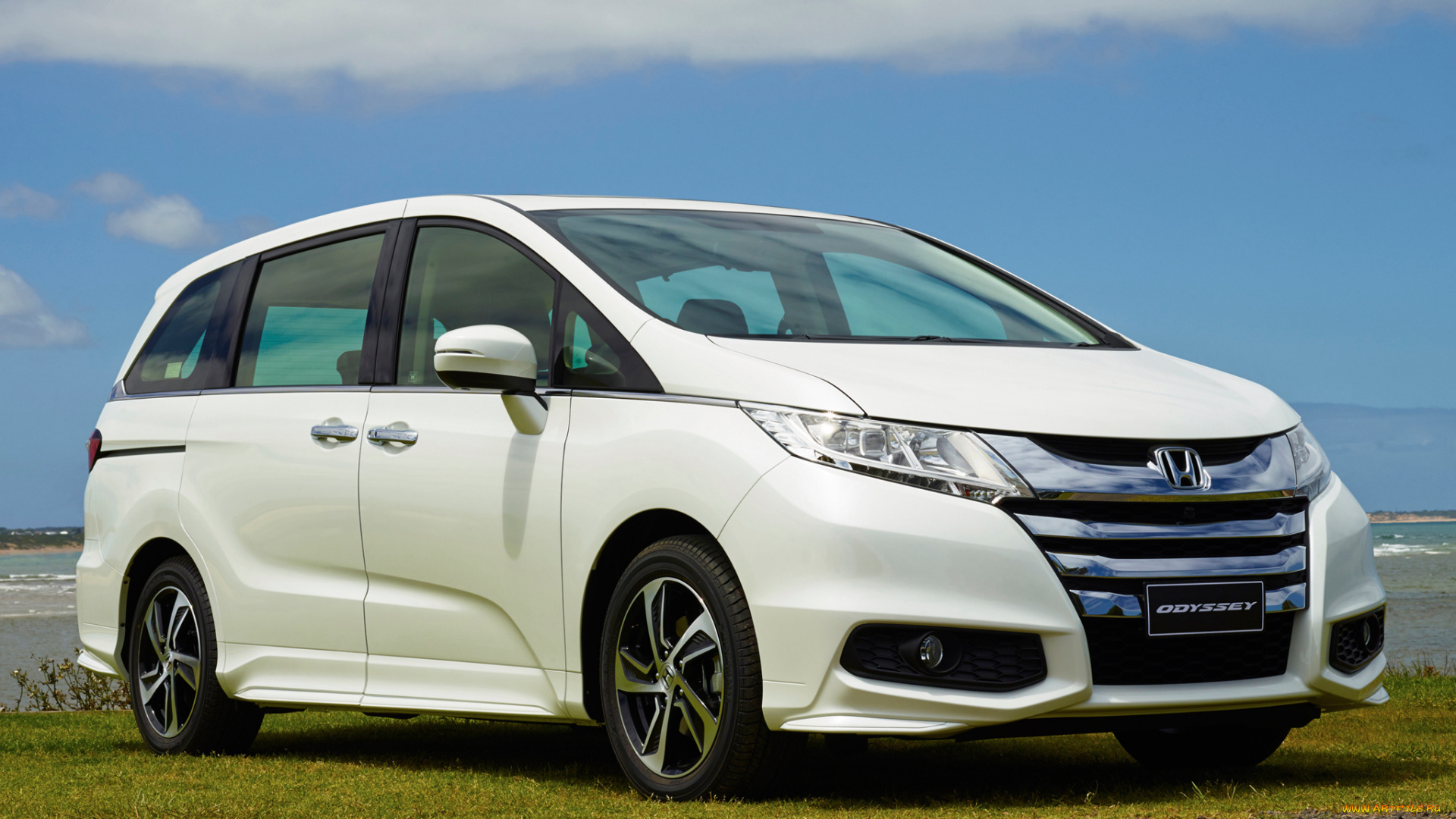 автомобили, honda, odyssey, vti-l, 2014г, светлый