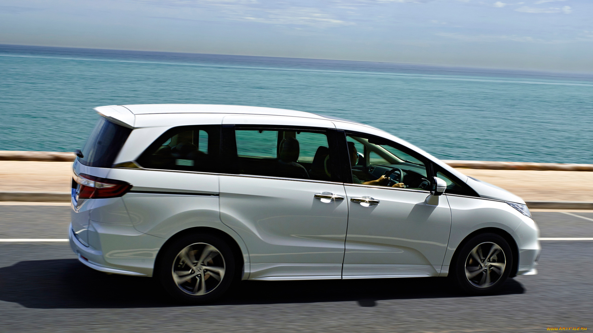 автомобили, honda, odyssey, vti-l, 2014г, светлый