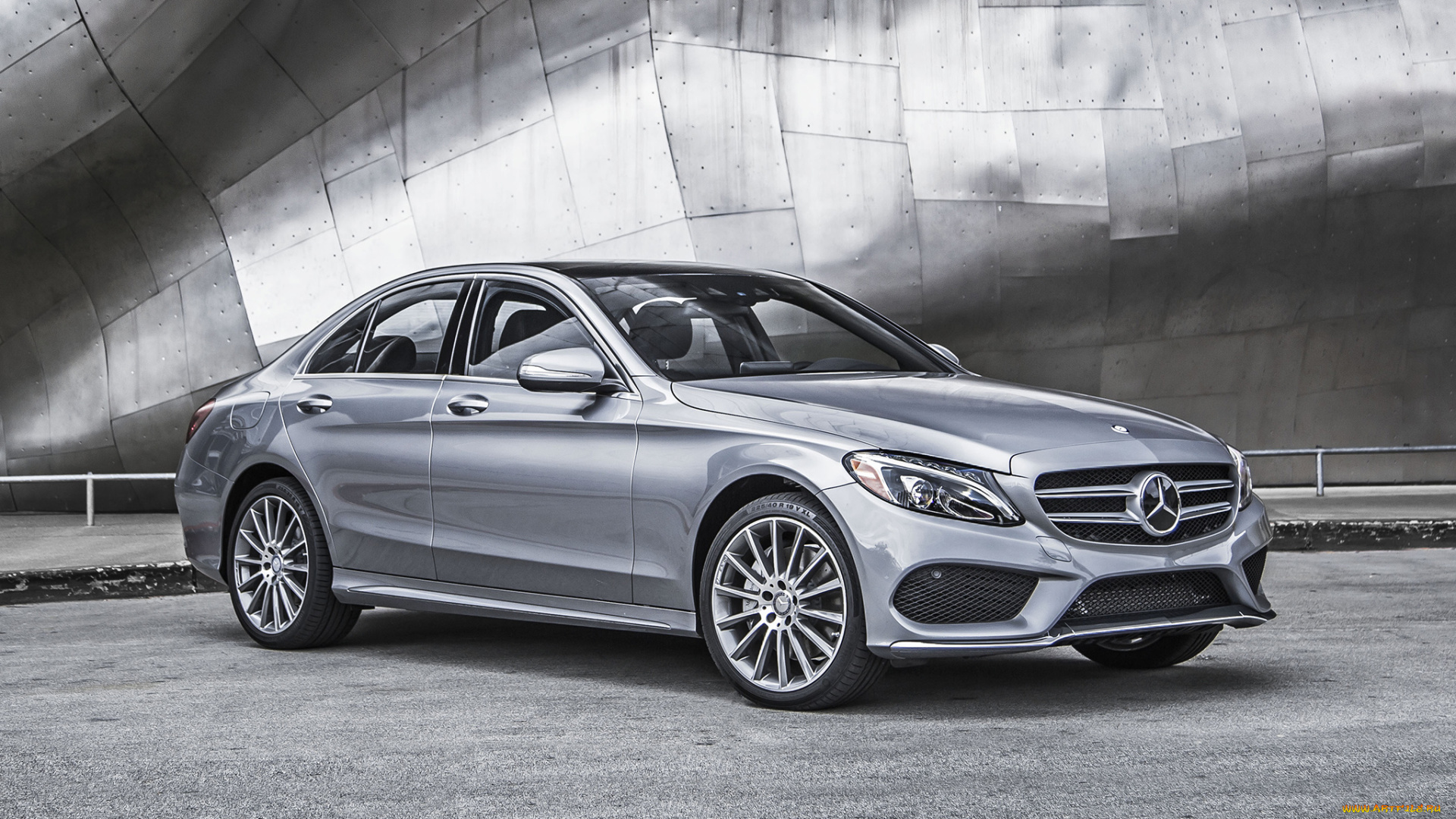 автомобили, mercedes-benz, us-spec, line, amg, 4matic, c, 400, 2015г, серый, w205