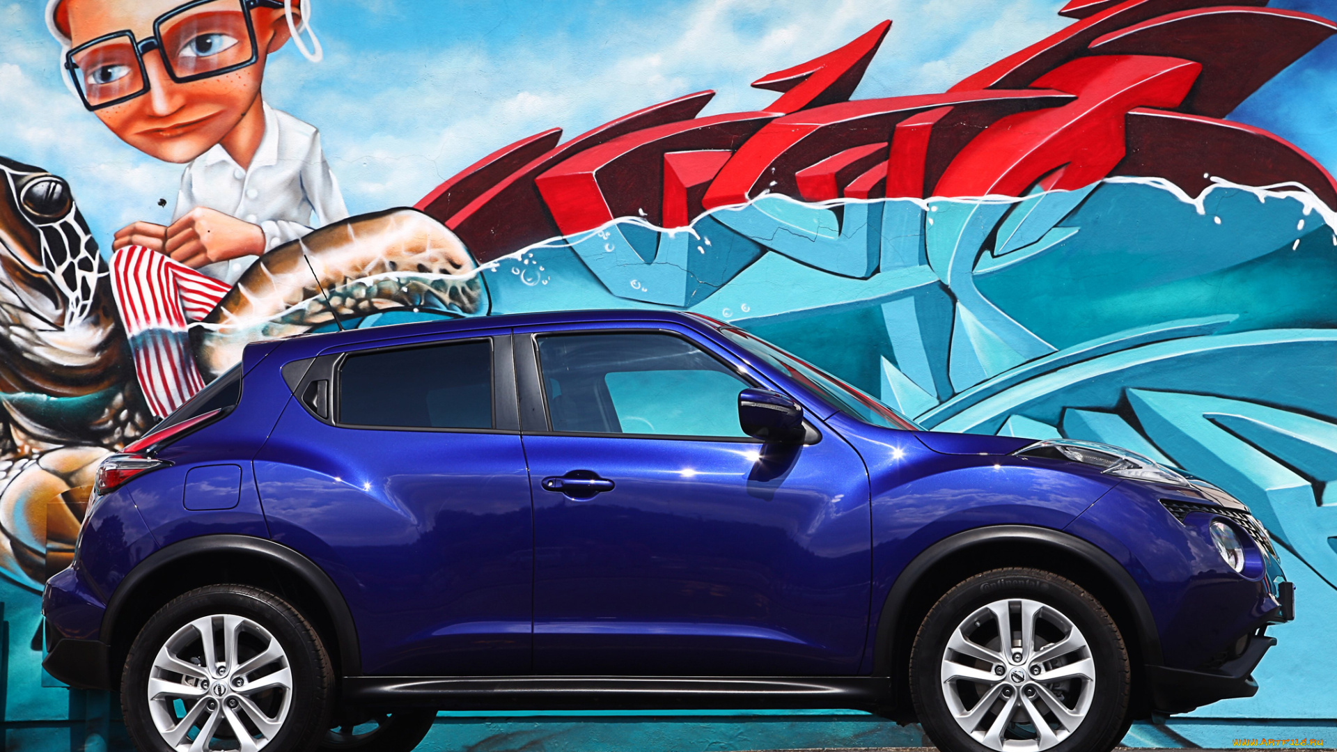 автомобили, nissan, datsun, juke, uk-spec, yf15, 2014г, синий