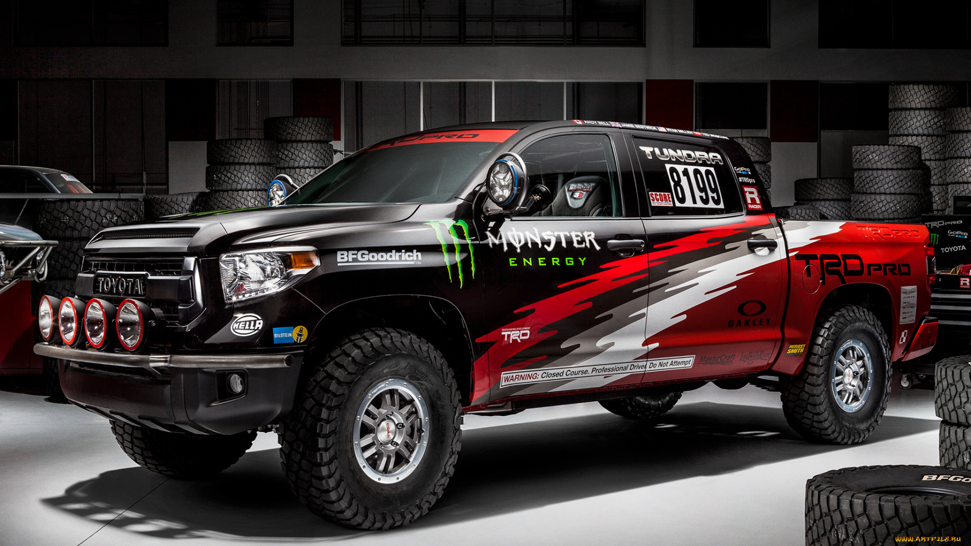 автомобили, toyota, pro, baja, 2014г, tundra, trd