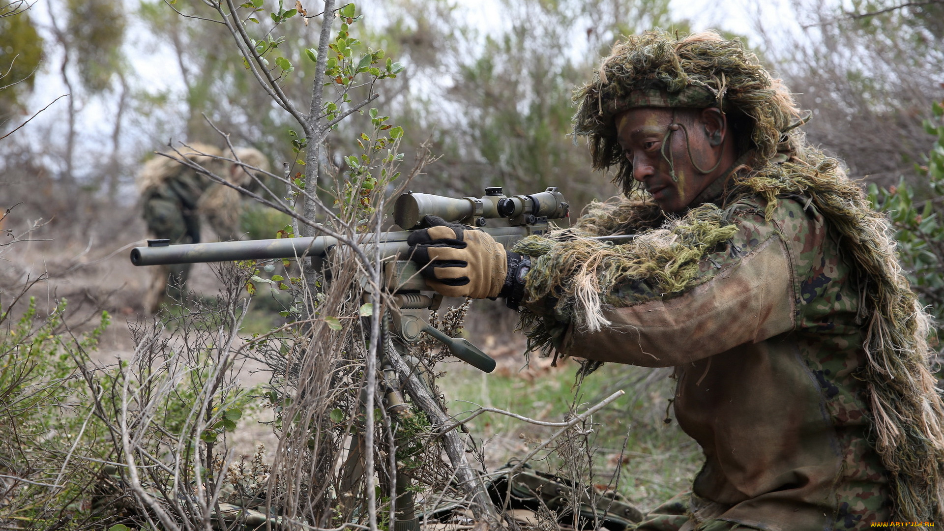 оружие, армия, спецназ, japan, ground, self-defense, force, soldier