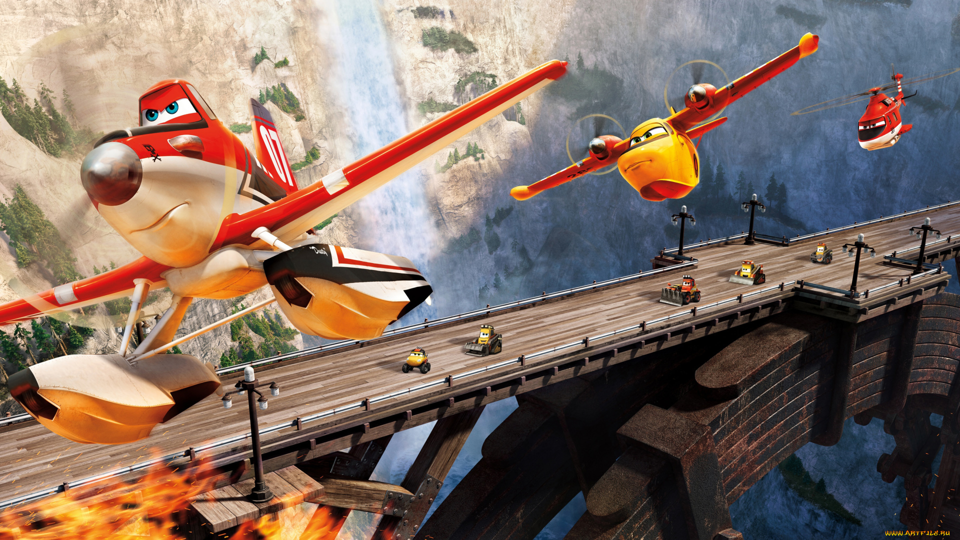planes, , fire, &, rescue, мультфильмы, , fire, and, rescue, самолёты