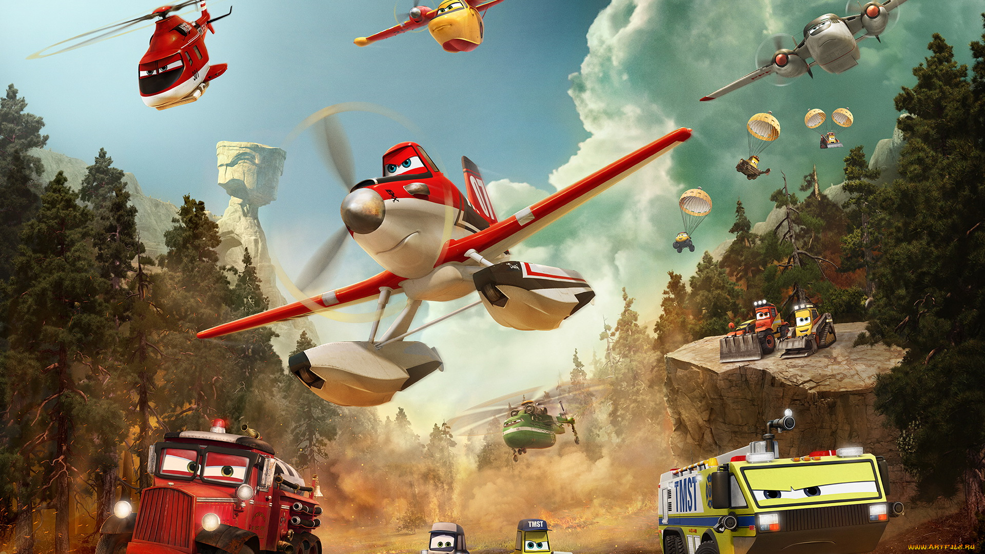 planes, , fire, &, rescue, мультфильмы, , fire, and, rescue, самолёты