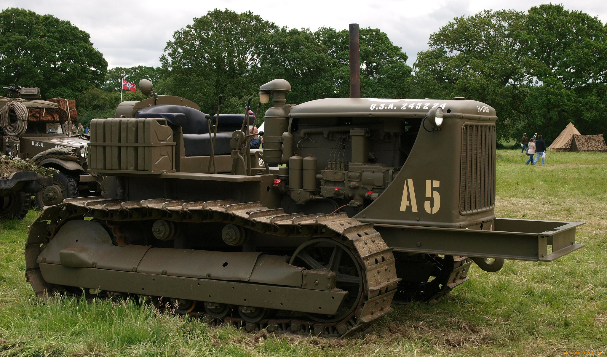 caterpillar, d7, us, army, tractor, техника, военная, техника, трактор, армейский