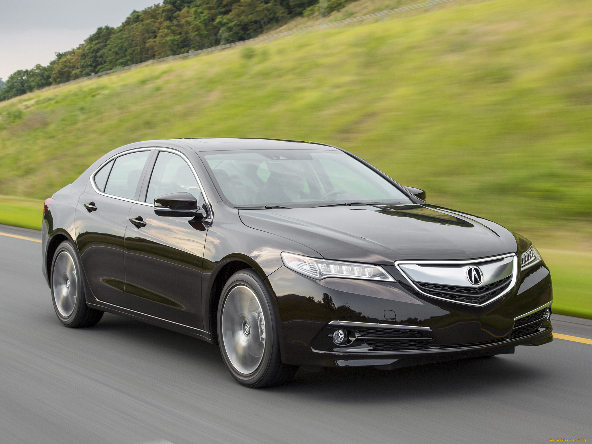 автомобили, acura, 2015г, tlx, 3-5l, v6, темный