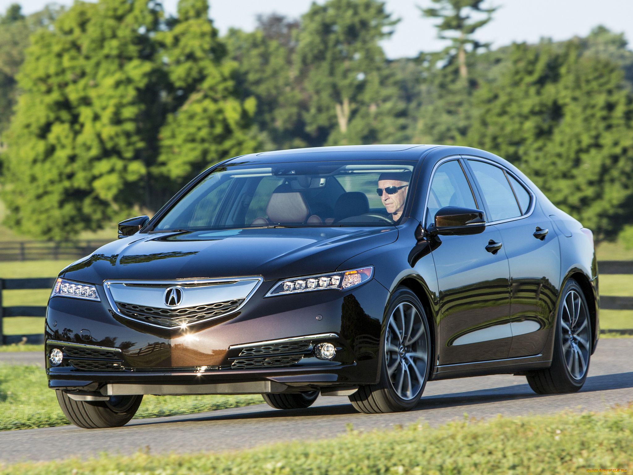 автомобили, acura, 2015г, tlx, 3-5l, v6, темный