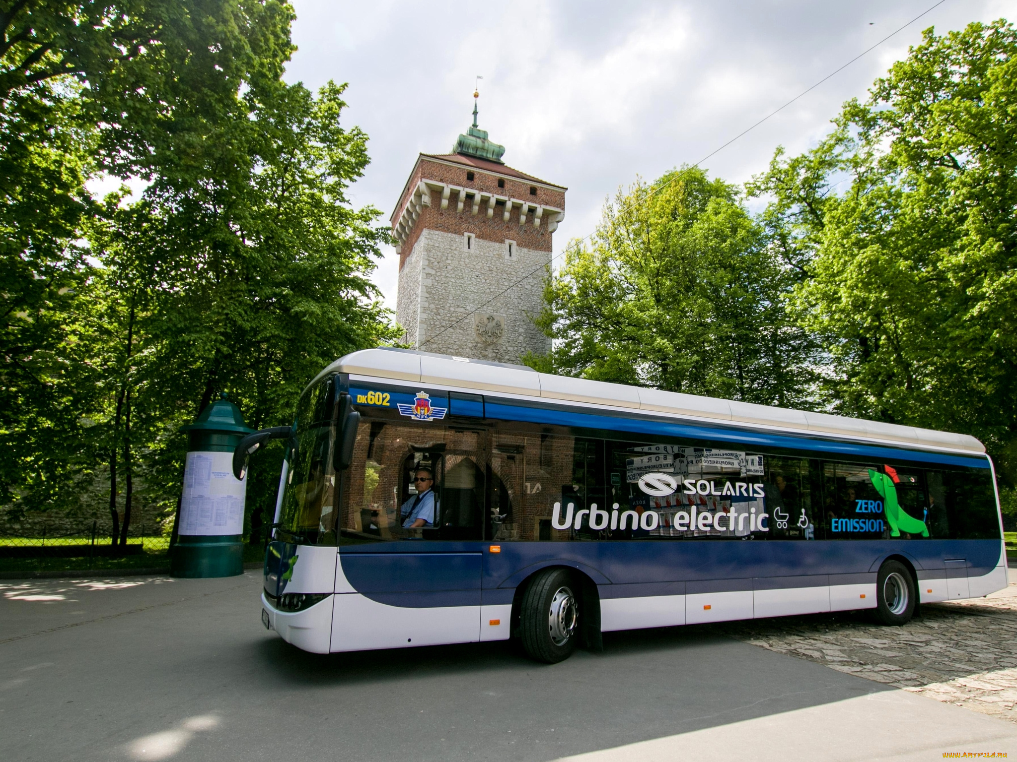 автомобили, автобусы, 2013г, electric, 12, urbino, solaris