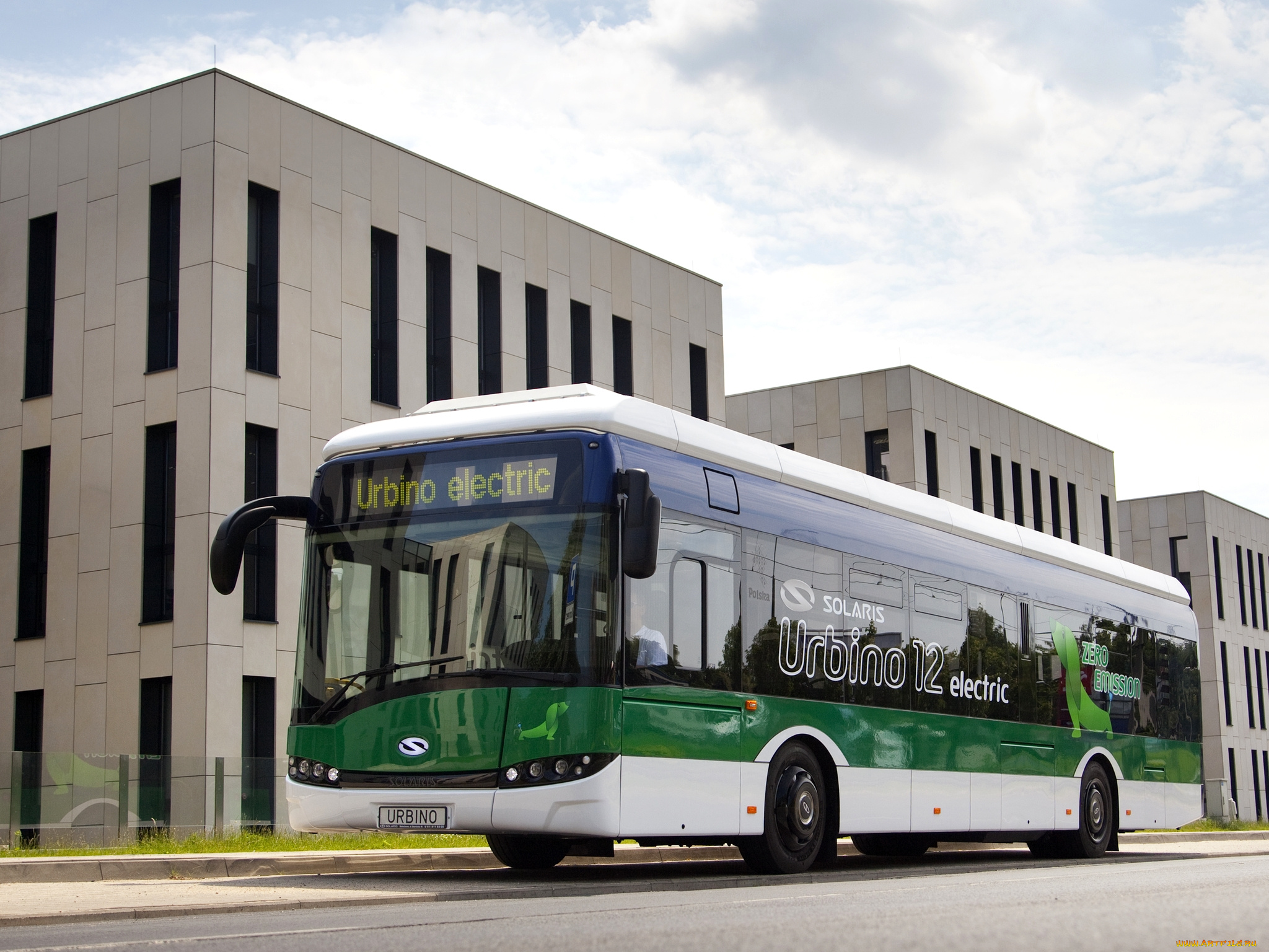 автомобили, автобусы, solaris, 12, urbino, 2013г, electric