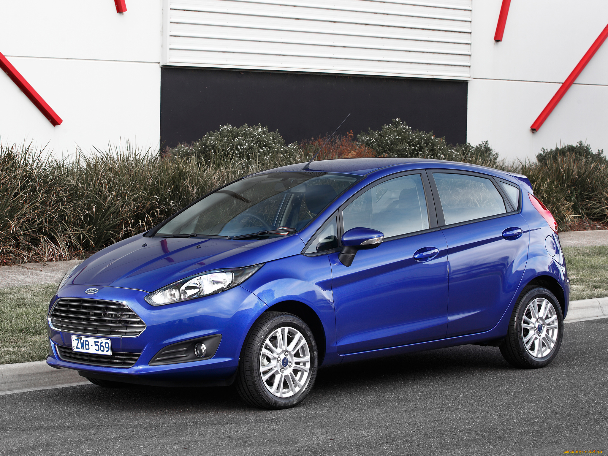 автомобили, ford, синий, 2013г, au-spec, 5-door, fiesta