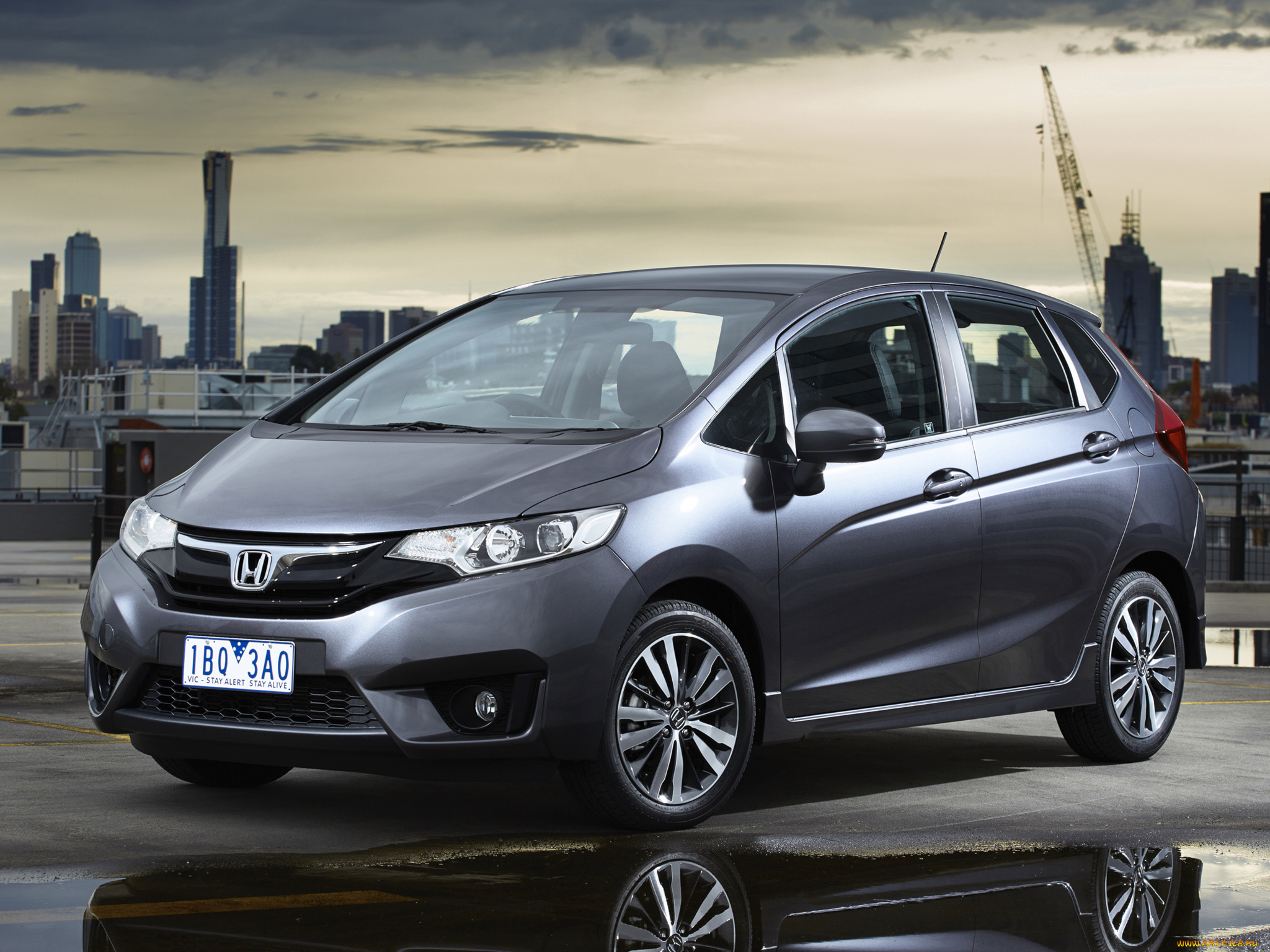 автомобили, honda, jazz, au-spec, 2014г, темный