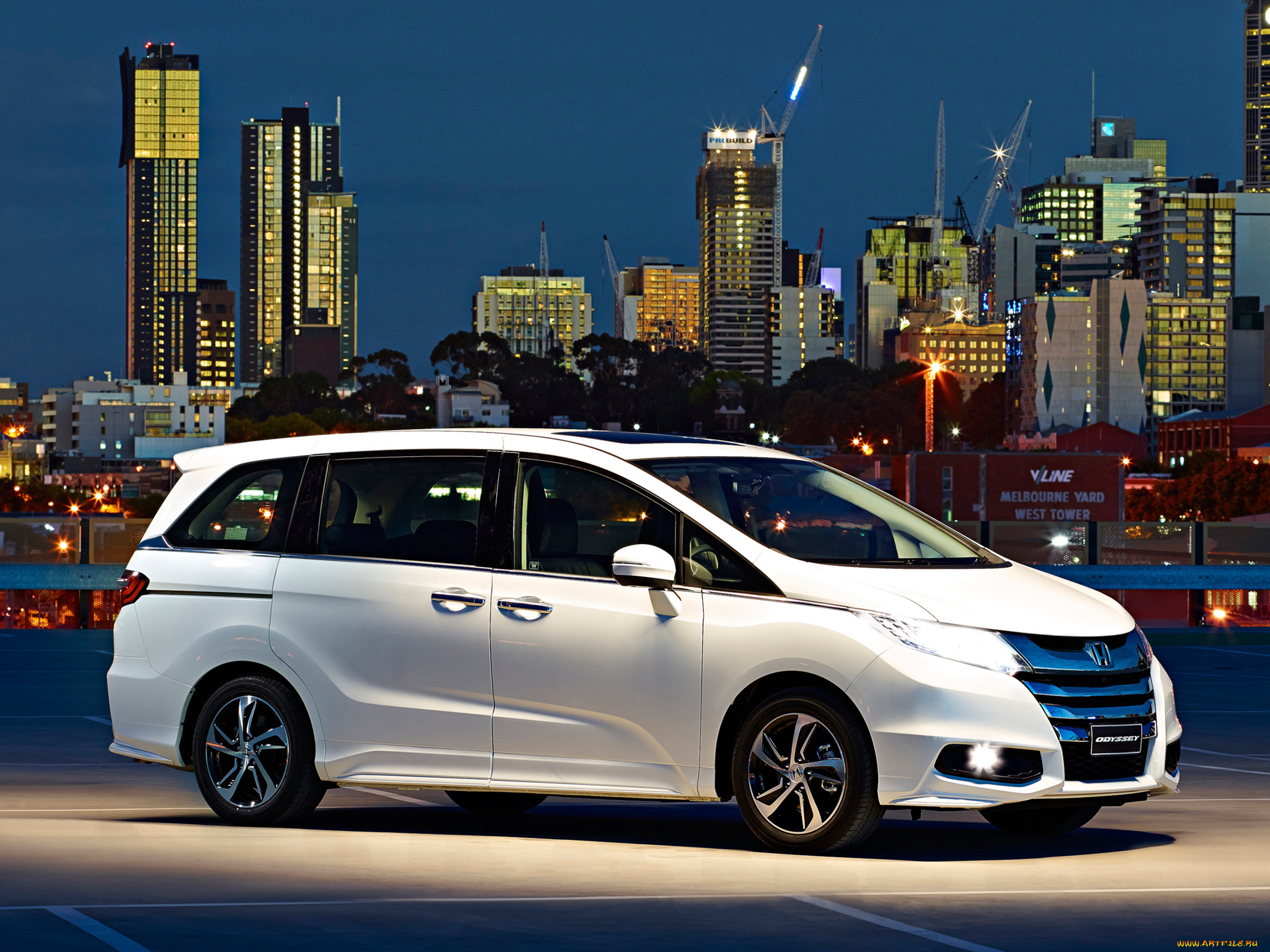 автомобили, honda, odyssey, vti-l, 2014г, светлый