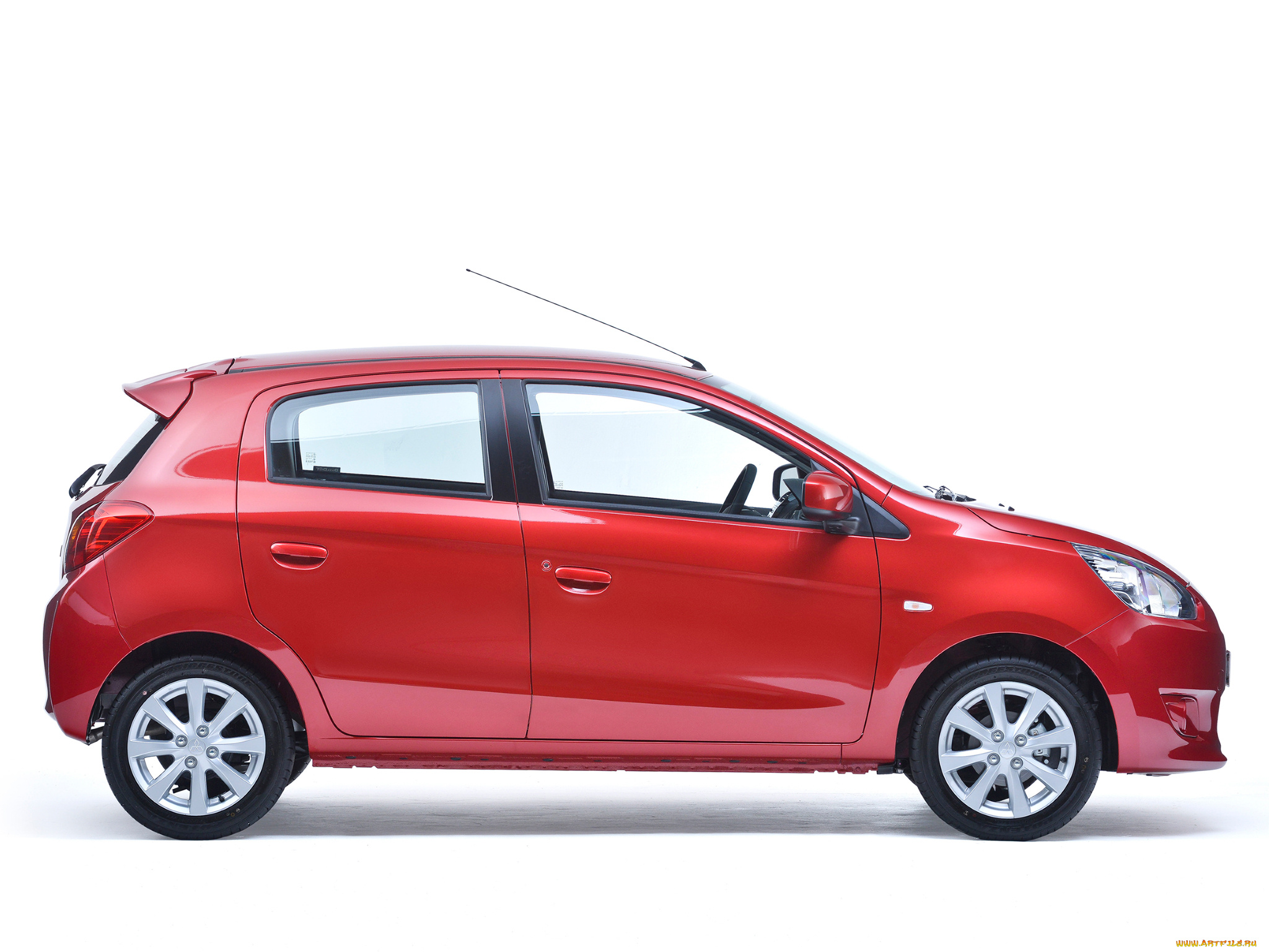 автомобили, mitsubishi, za-spec, mirage, красный, 2014г