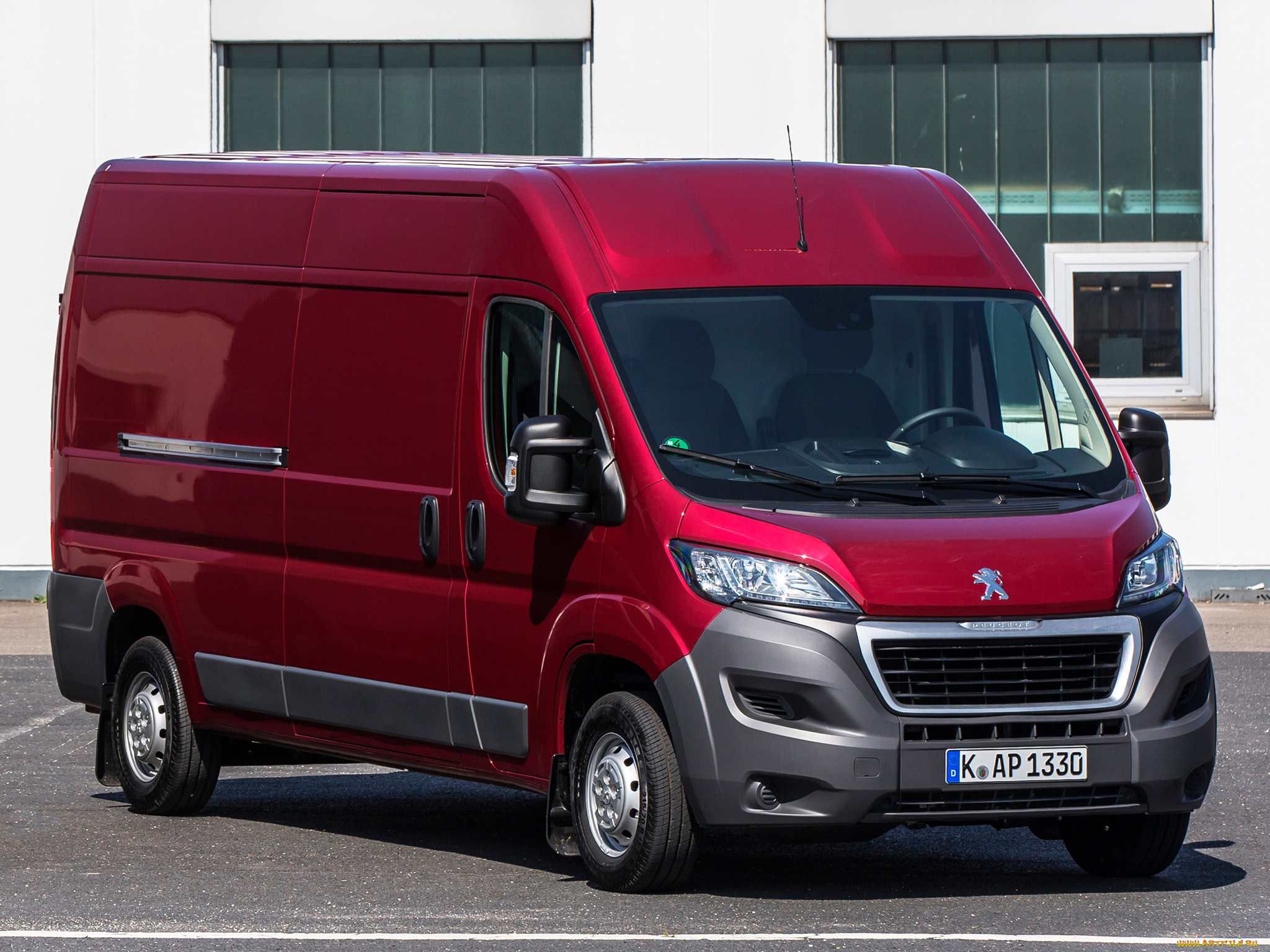 автомобили, peugeot, красный, 2014г, l3h2, van, boxer