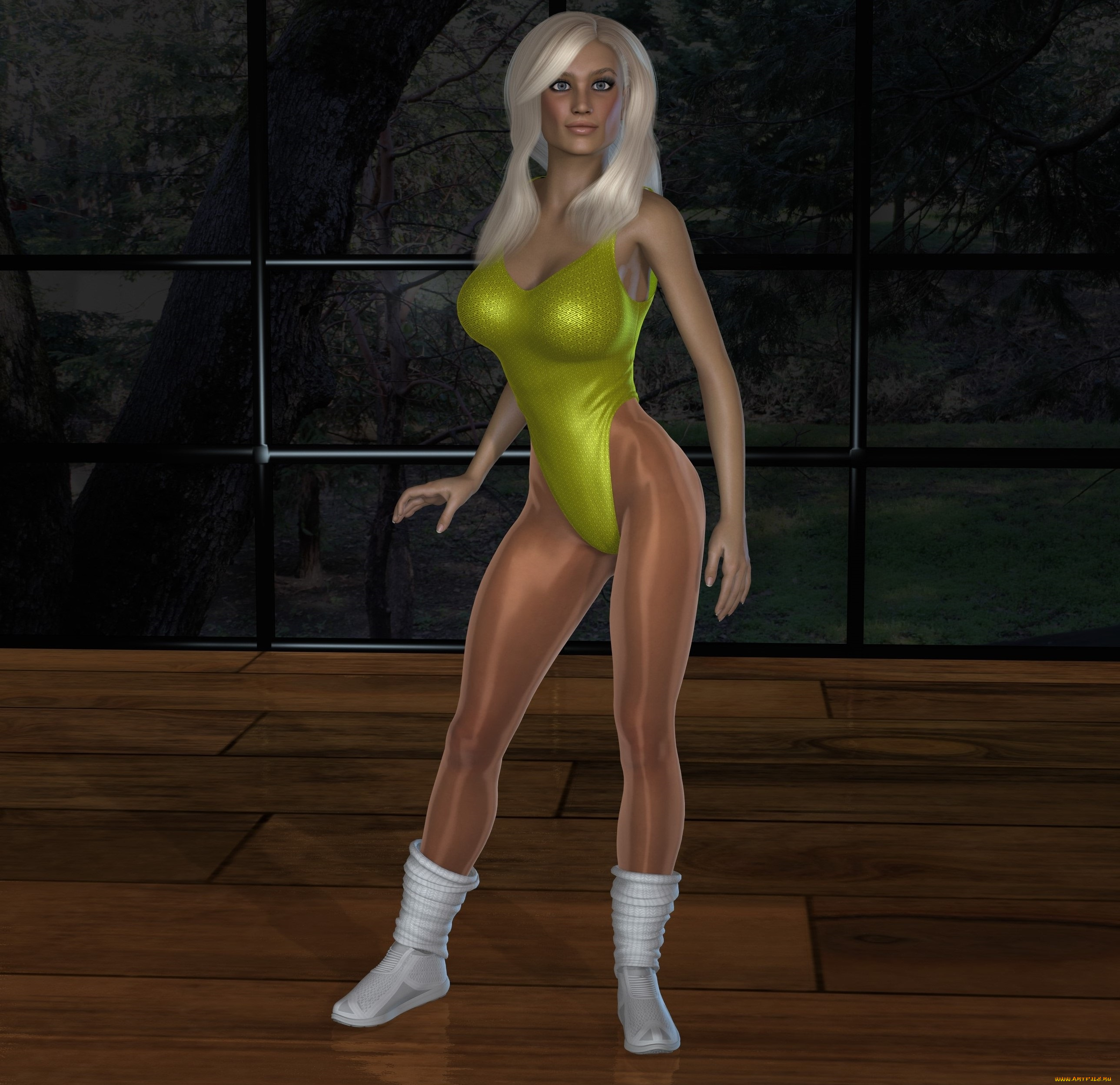 3д, графика, люди, , people, взгляд, девушка, купальник