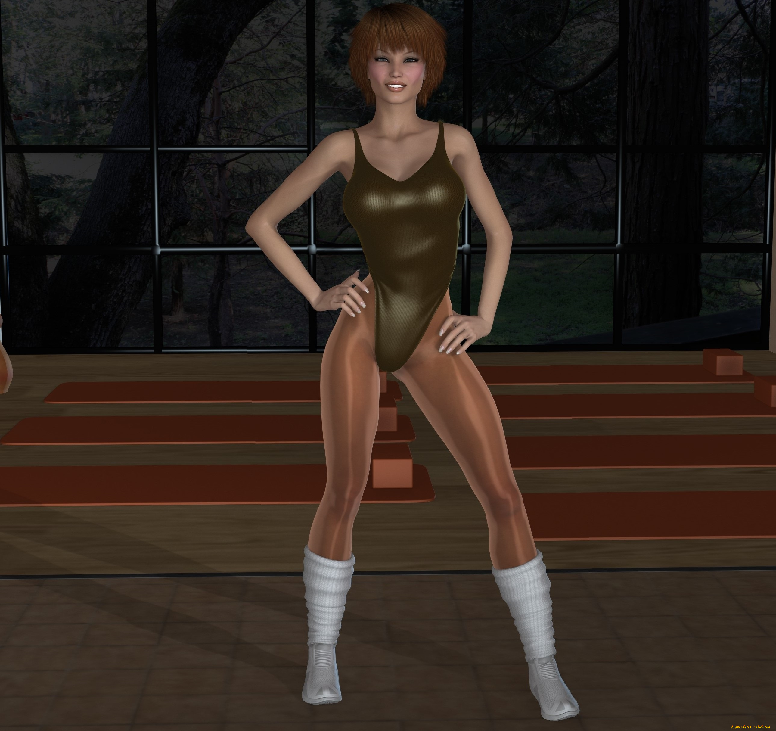 3д, графика, люди, , people, купальник, взгляд, девушка