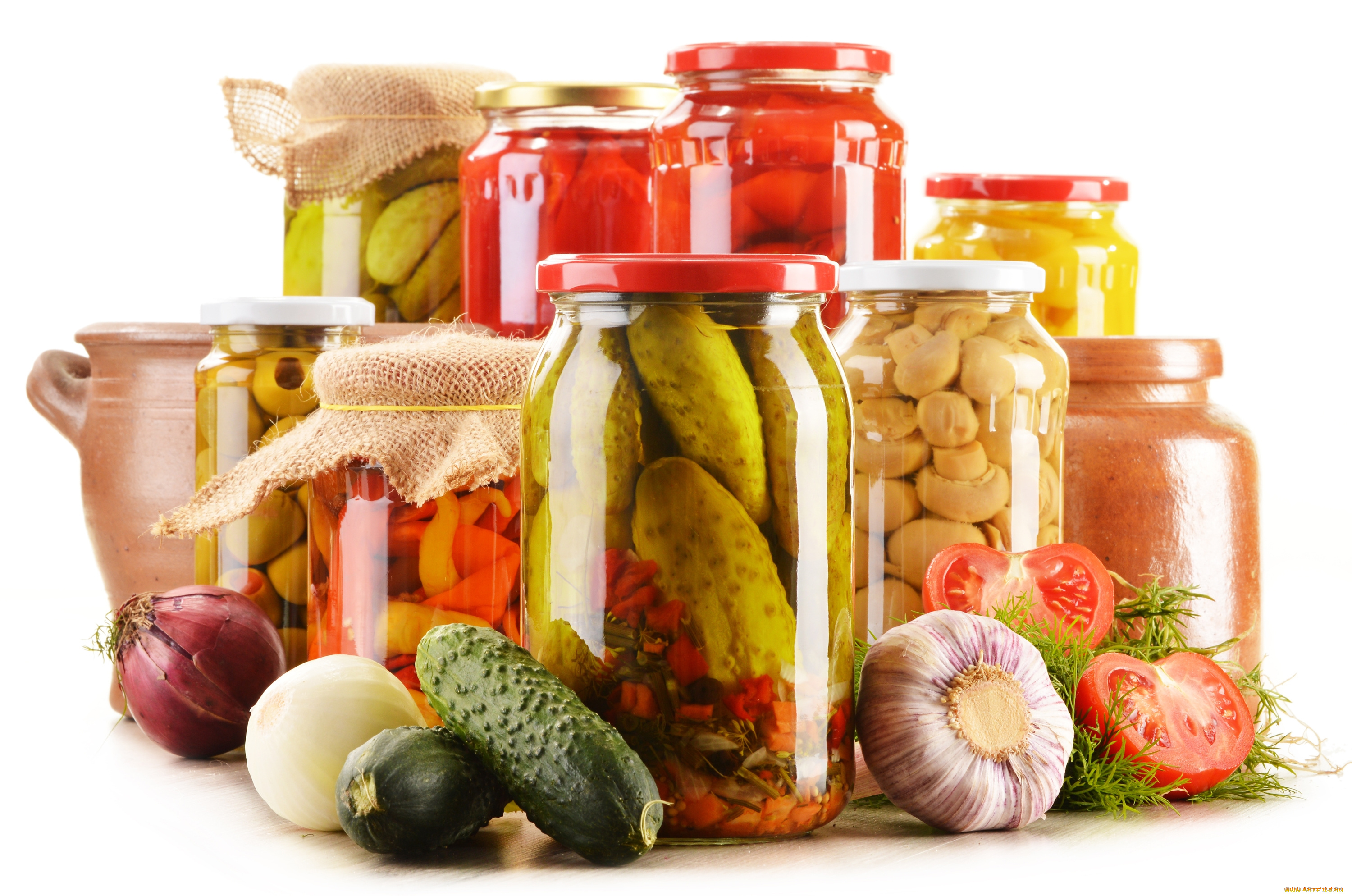 еда, овощи, банки