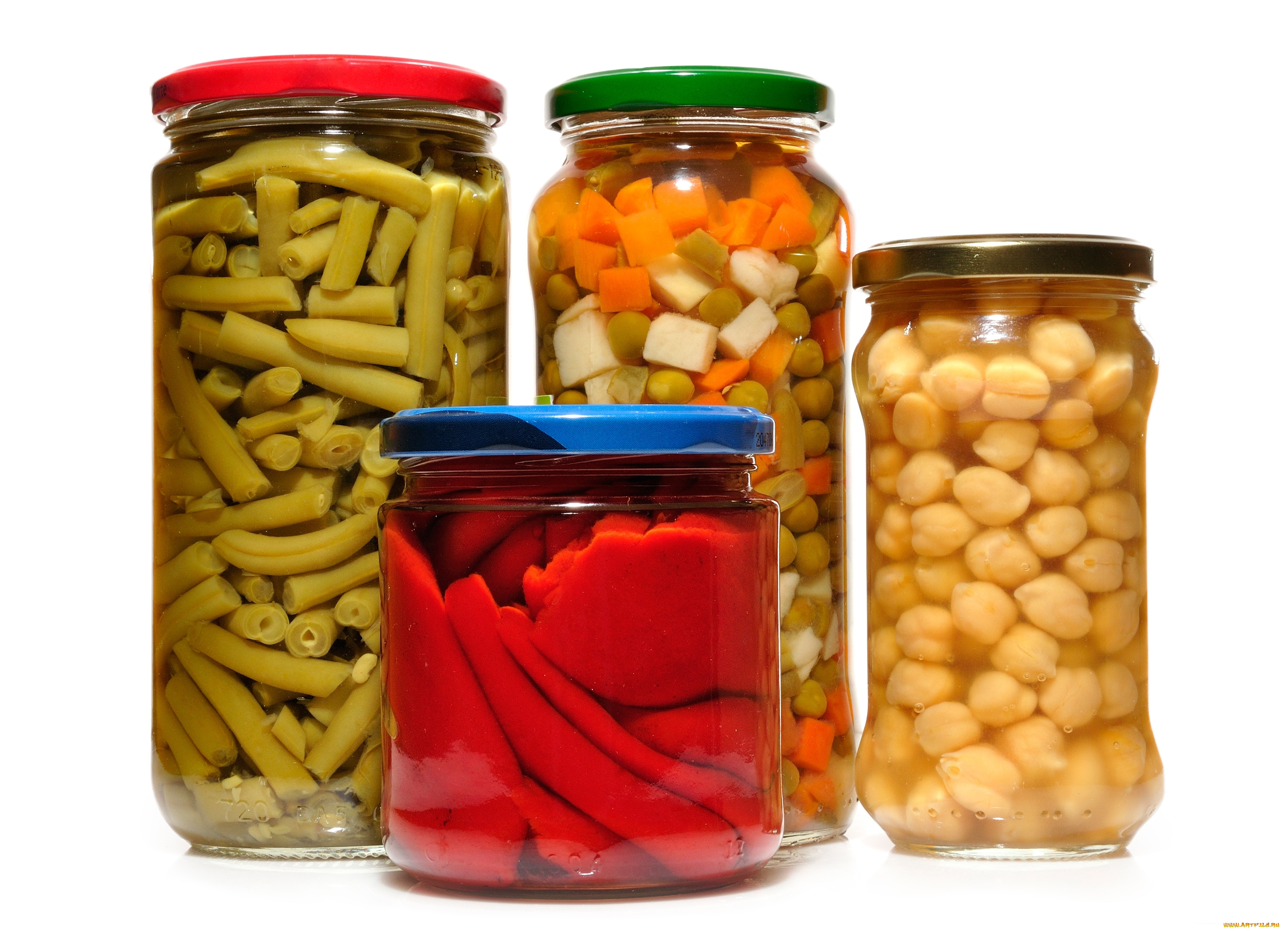 еда, овощи, перец, спаржа