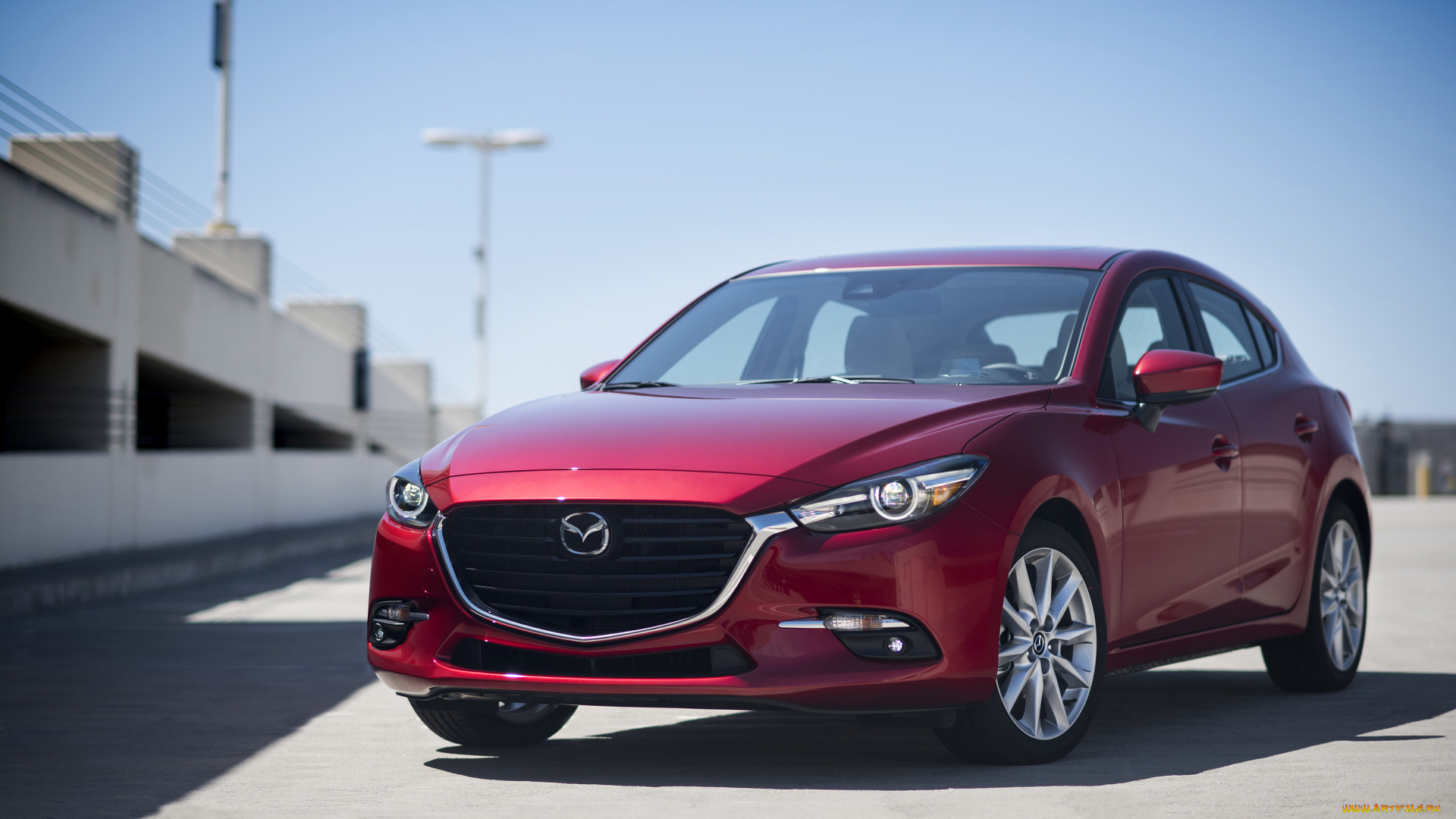 автомобили, mazda, mazda3, north, america, 2017г, hatchback