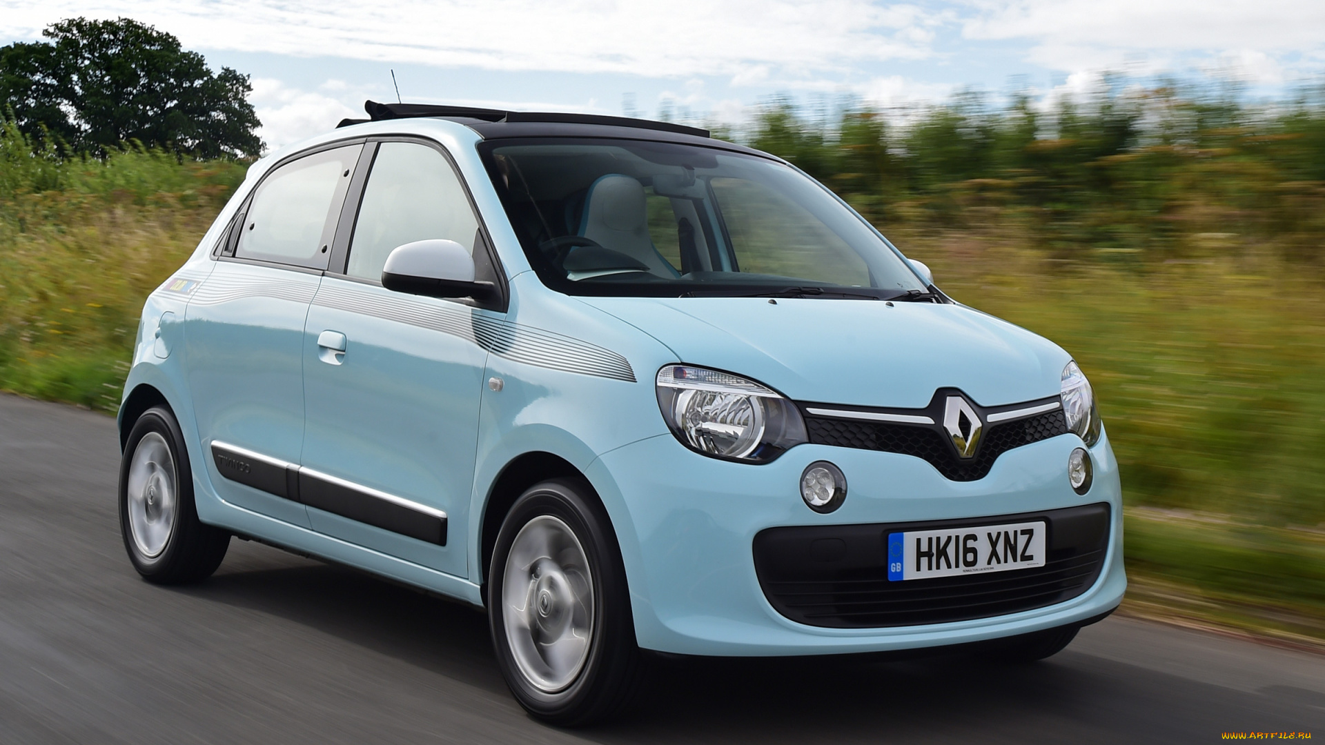 автомобили, renault, twingo, 2016г, the, color, run