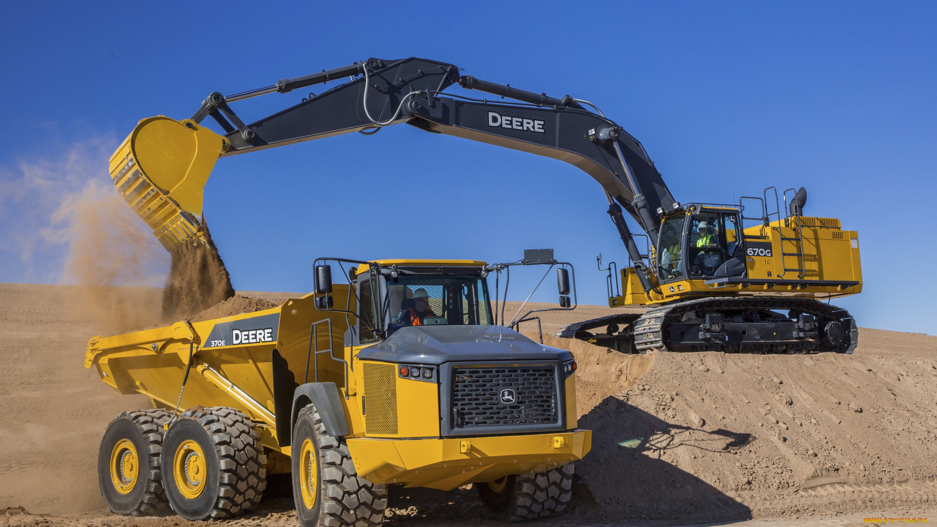 техника, экскаваторы, экскаватор