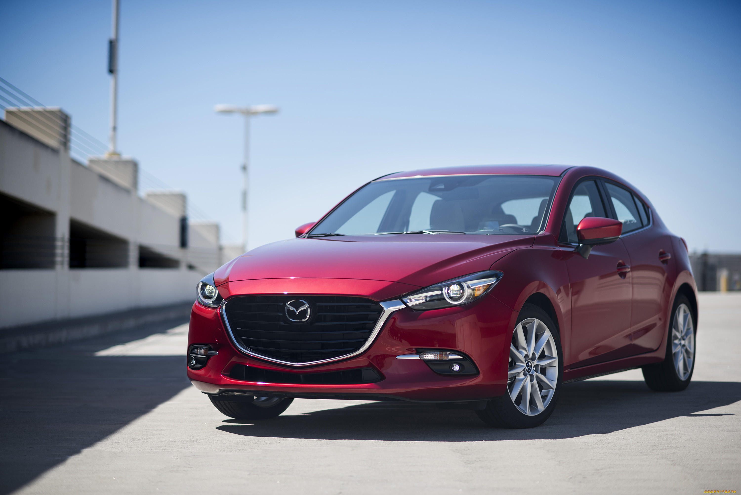 автомобили, mazda, mazda3, north, america, 2017г, hatchback