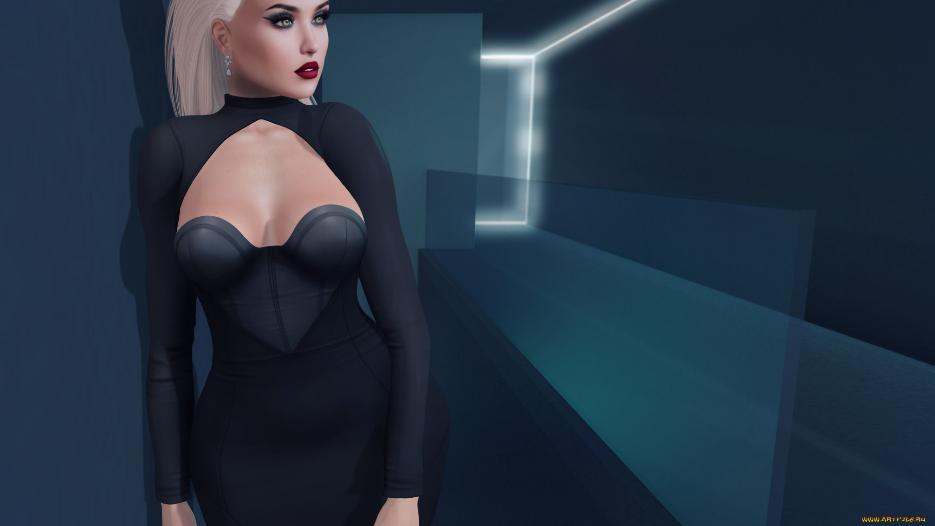 3д, графика, люди, , people, фон, девушка, взгляд