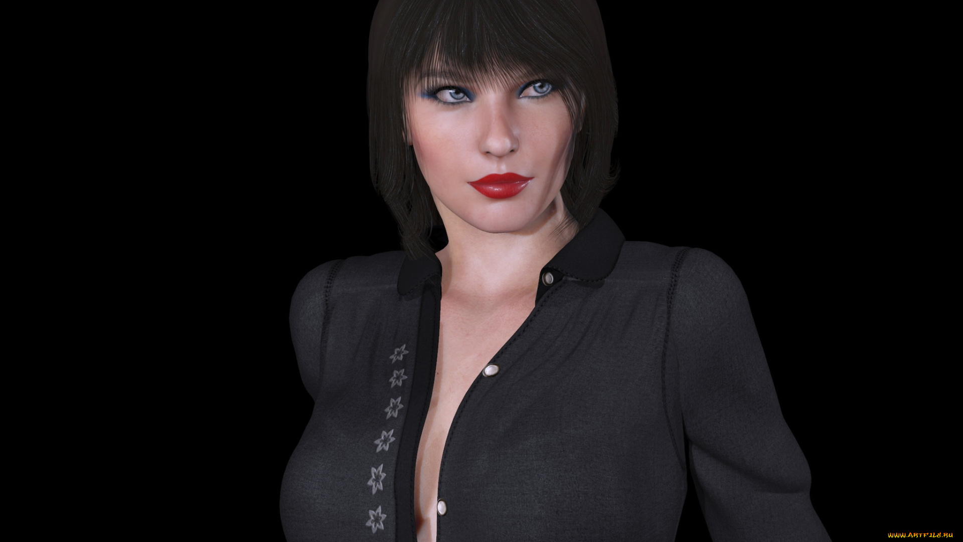 3д, графика, люди, , people, фон, взгляд, девушка