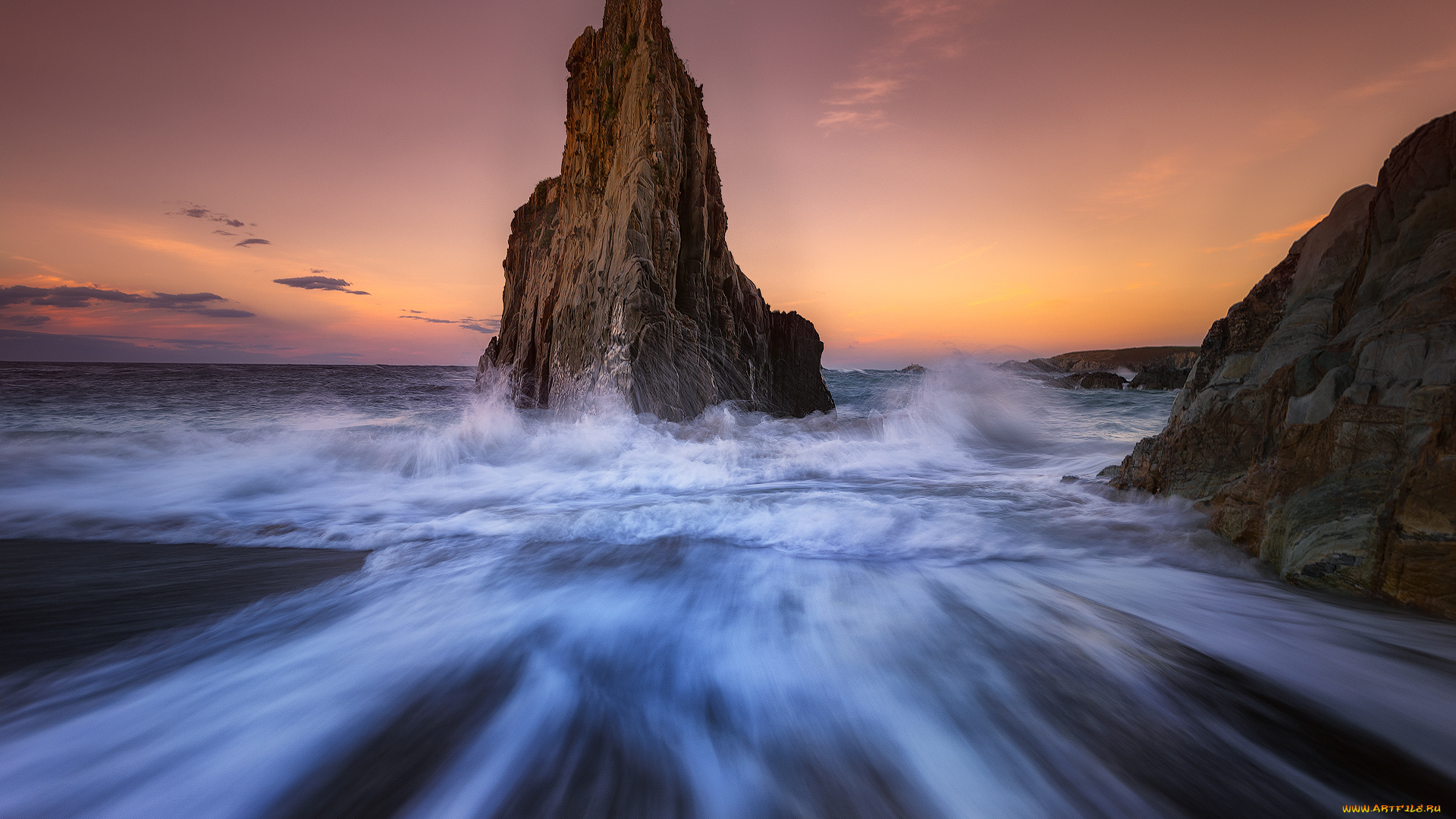 природа, побережье, берег, море