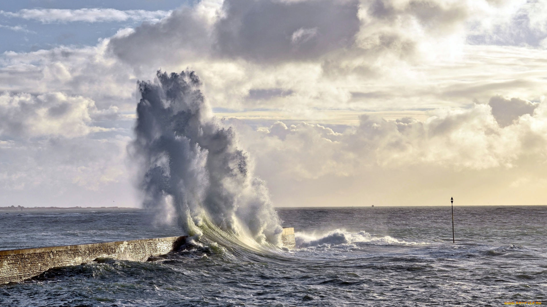 природа, побережье, берег, море