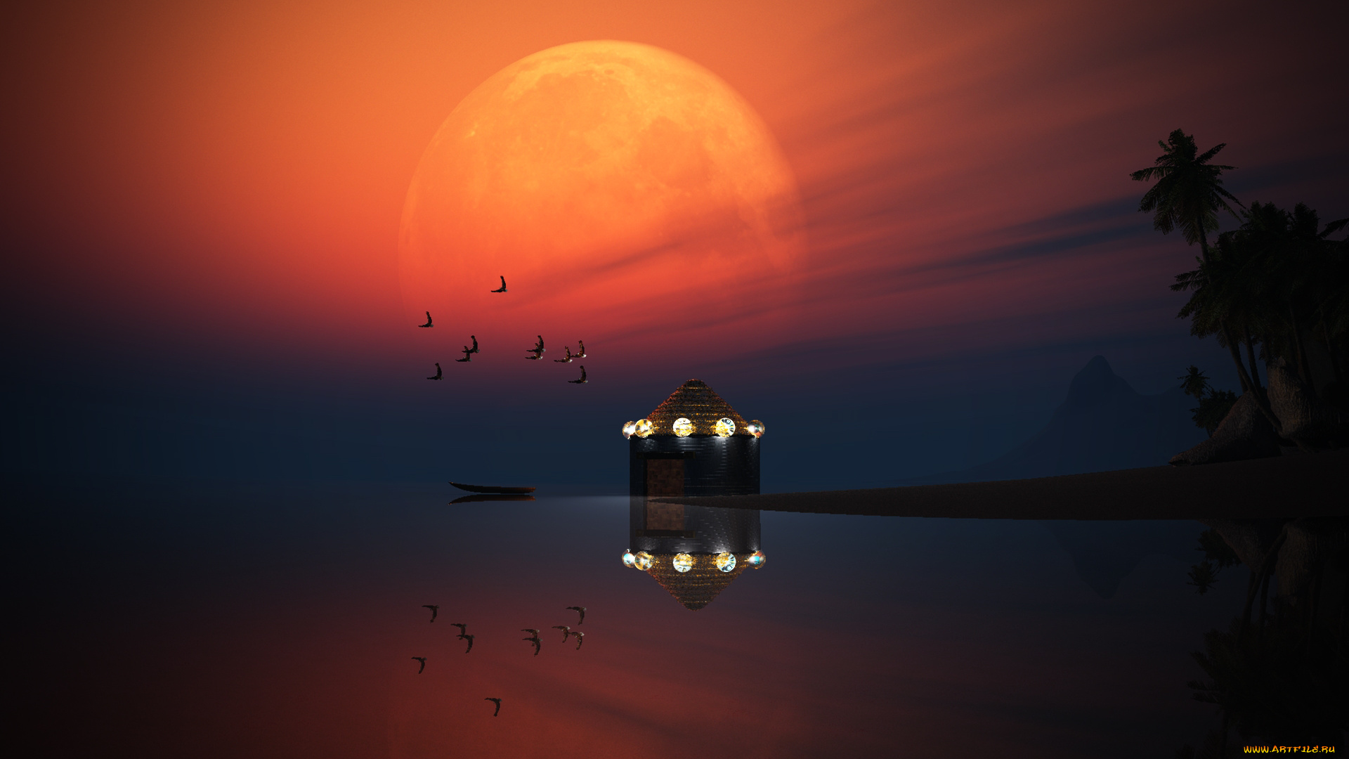 природа, восходы, закаты, закат