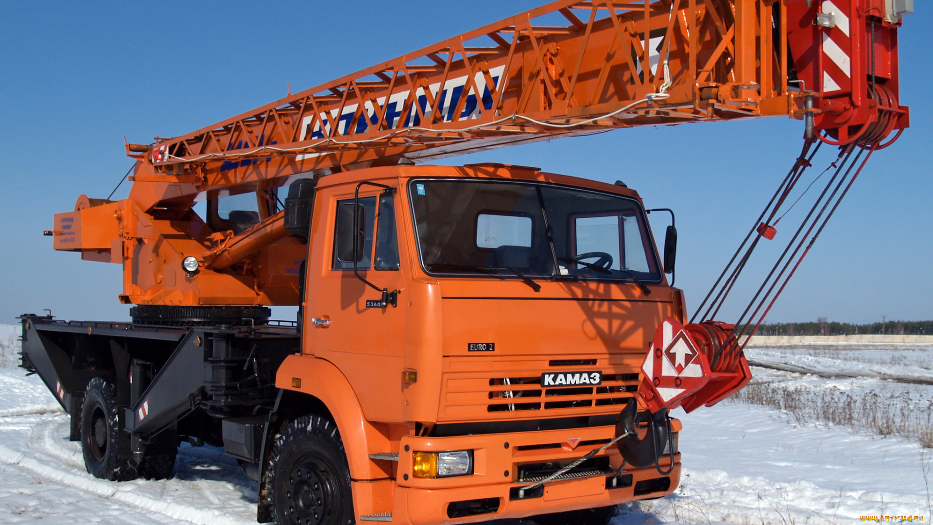 техника, краны, kamaz